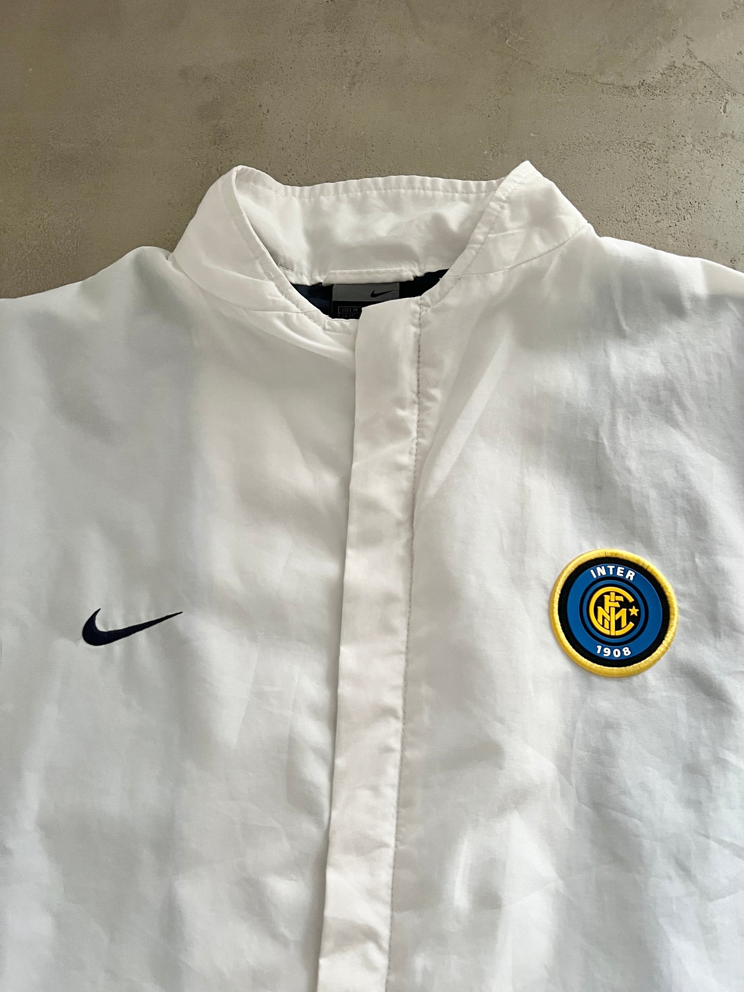 WHITE INTER MILAN TRACK JACKET - 2000S - L/XL