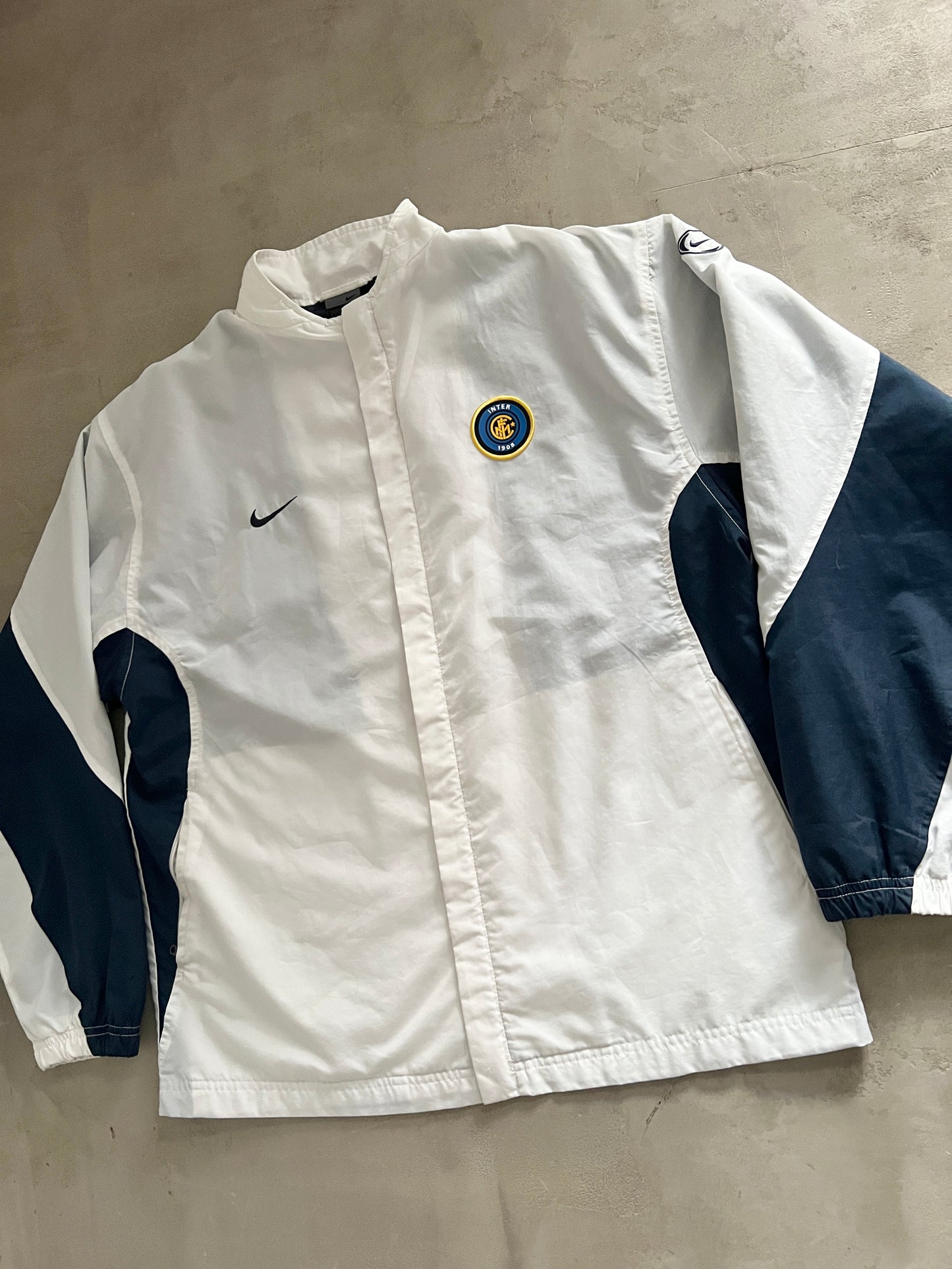 WHITE INTER MILAN TRACK JACKET - 2000S - L/XL