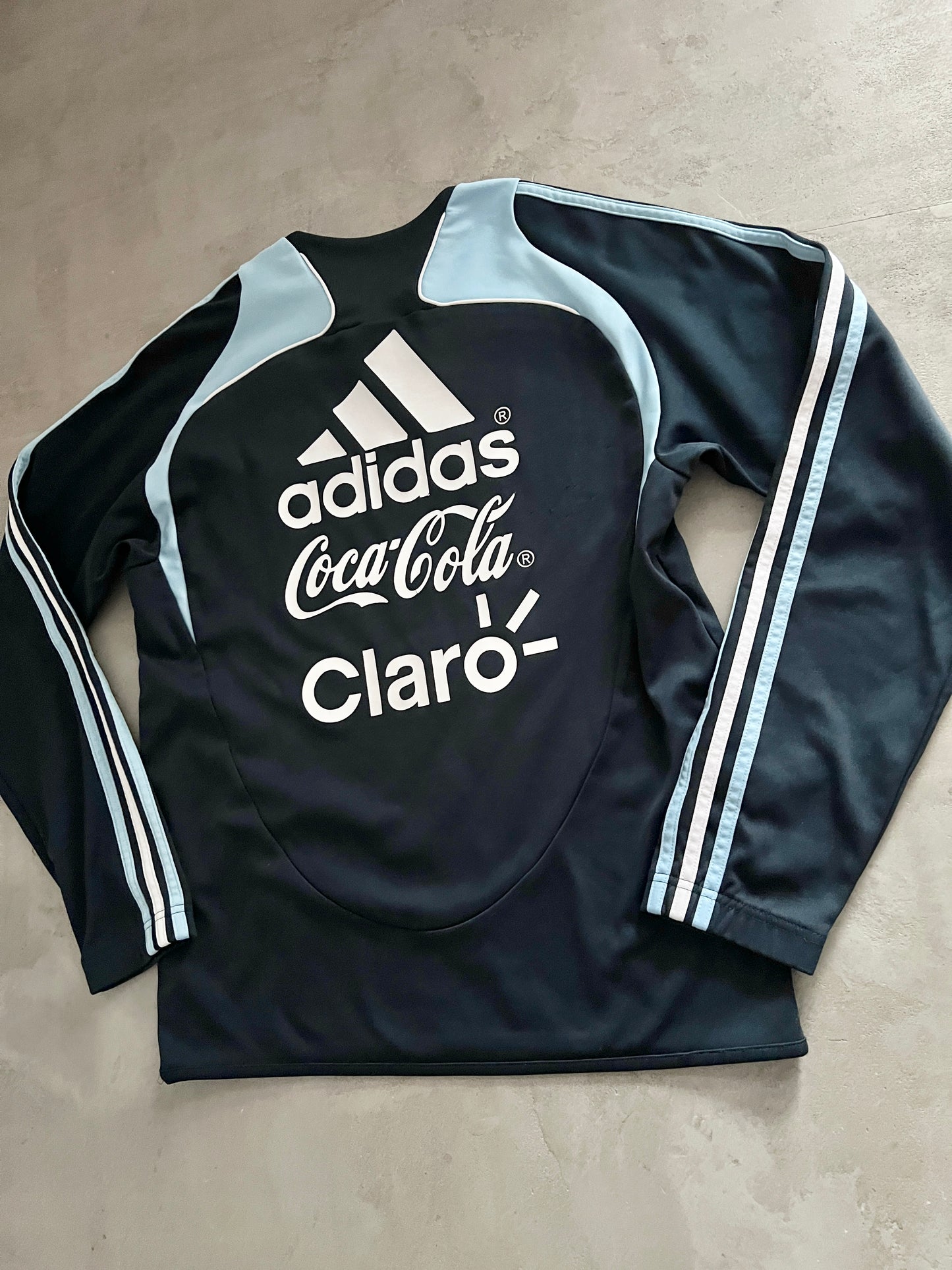 NAVY/BABY BLUE ARGENTINA LONG SLEEVE - 2000S - M