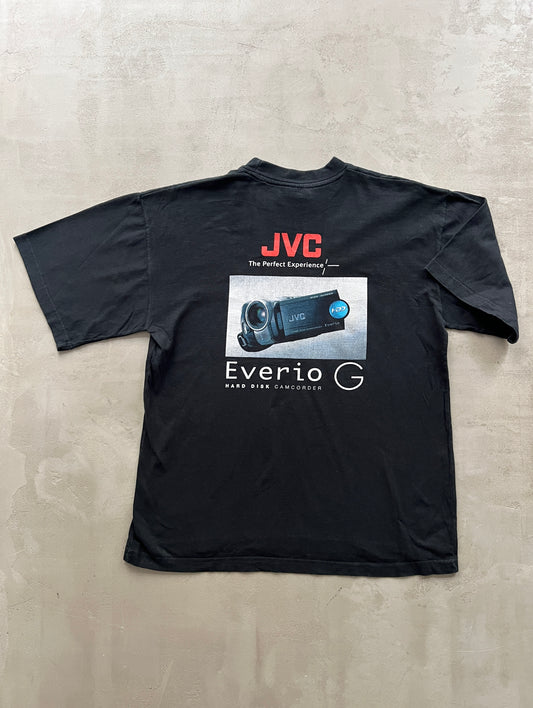 FADED BLACK JVC CAMERAS PROMO TEE - 2000S - L