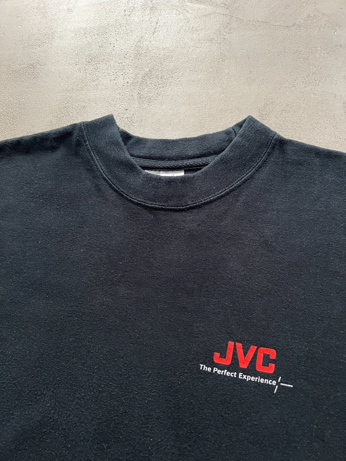 FADED BLACK JVC CAMERAS PROMO TEE - 2000S - L