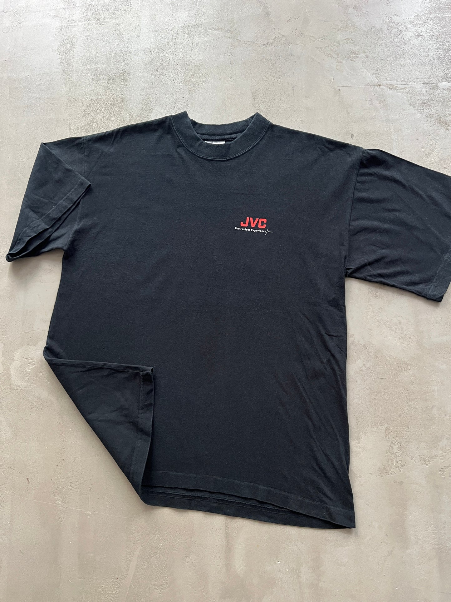 FADED BLACK JVC CAMERAS PROMO TEE - 2000S - L