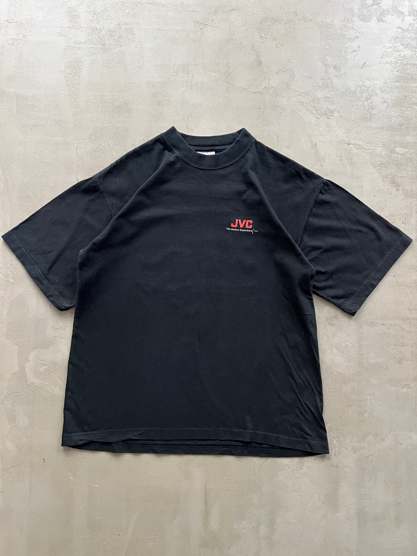 FADED BLACK JVC CAMERAS PROMO TEE - 2000S - L