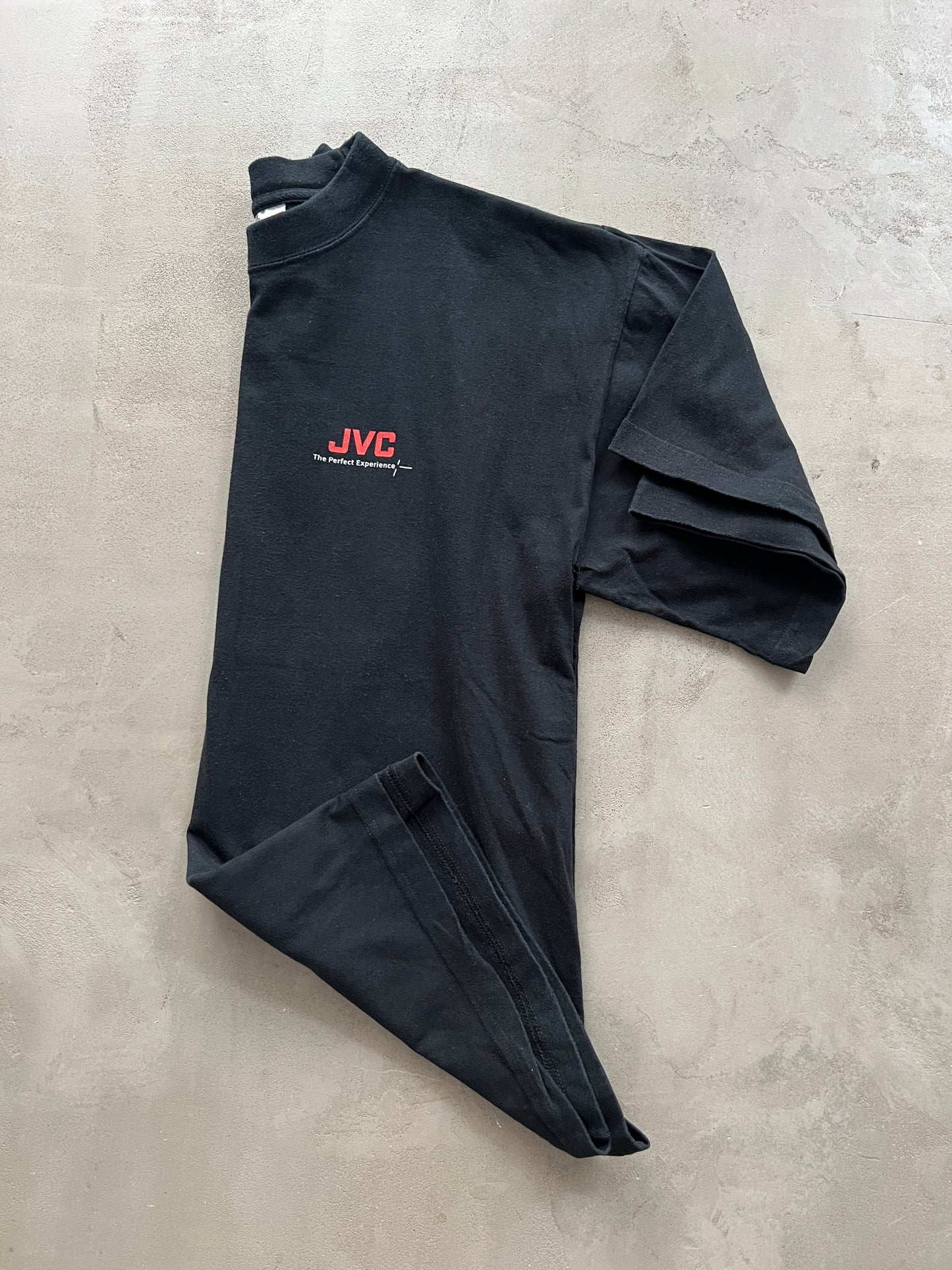 FADED BLACK JVC CAMERAS PROMO TEE - 2000S - L