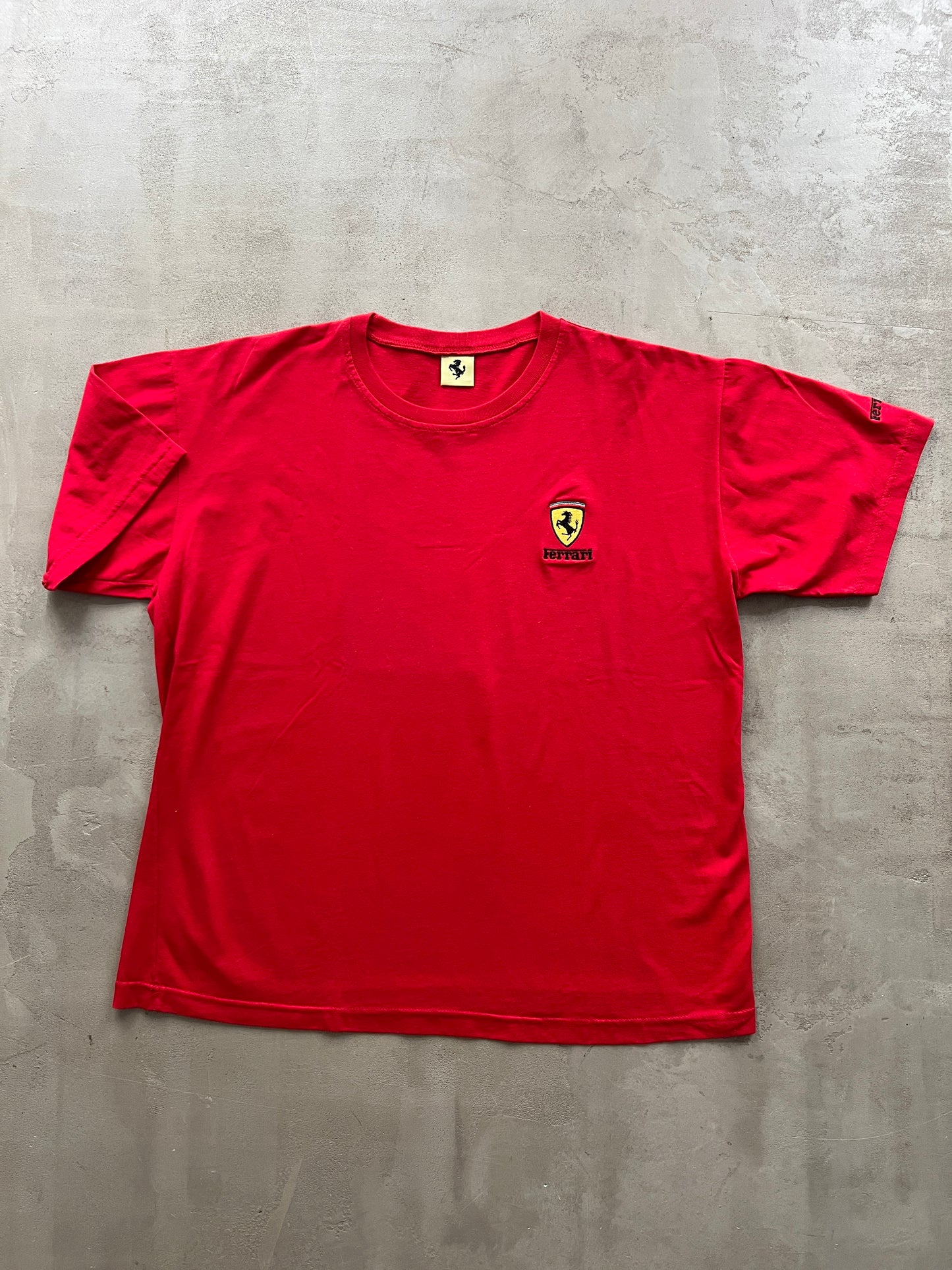 RED FERRARI TEE - 1996 - L