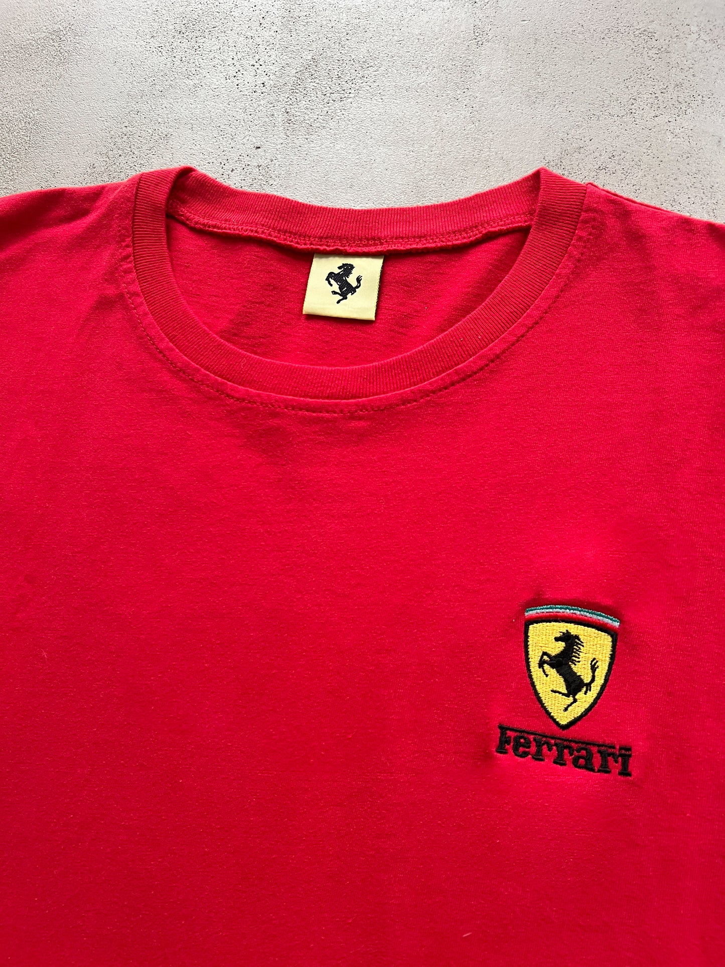 RED FERRARI TEE - 1996 - L