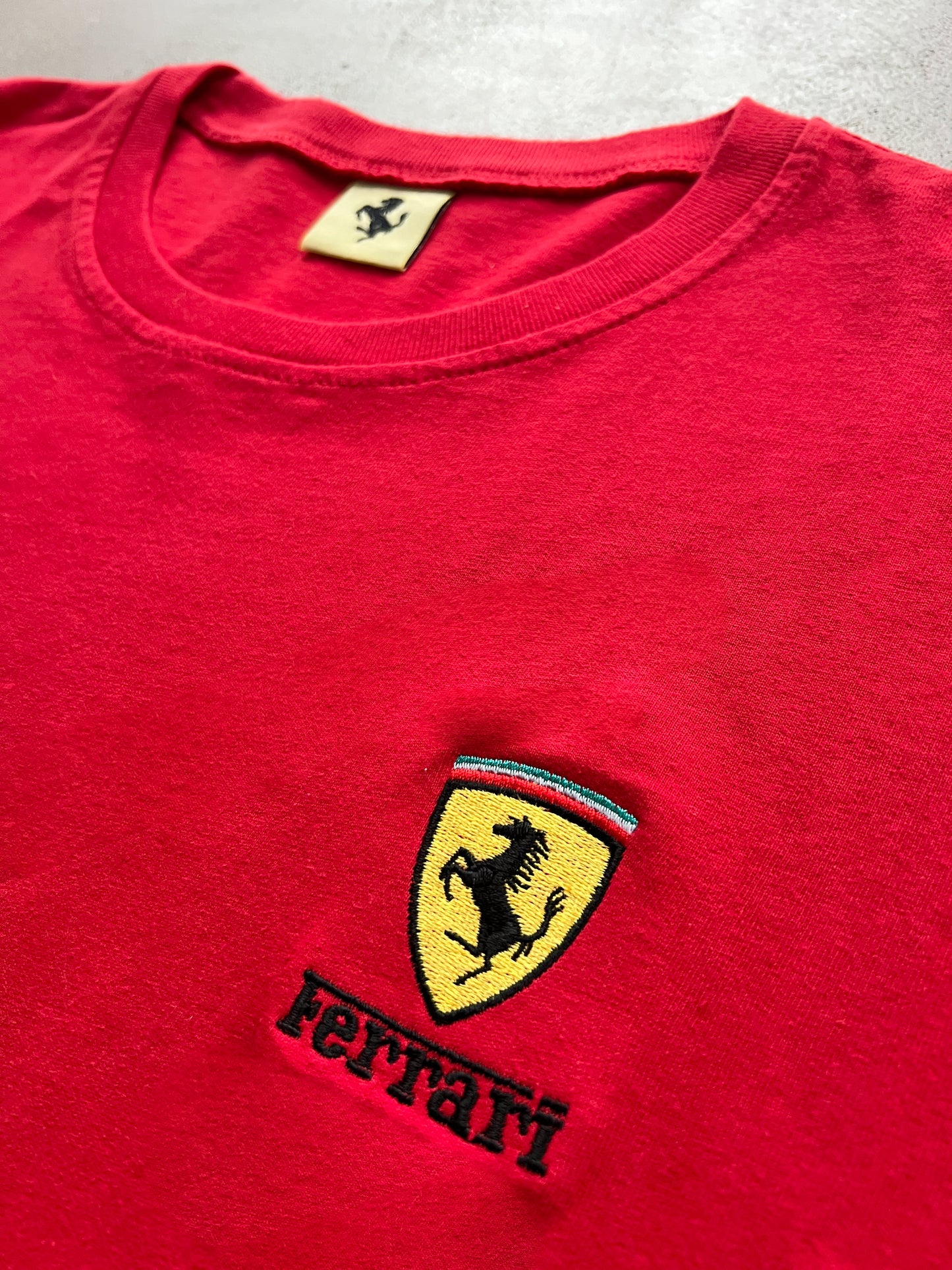 RED FERRARI TEE - 1996 - L