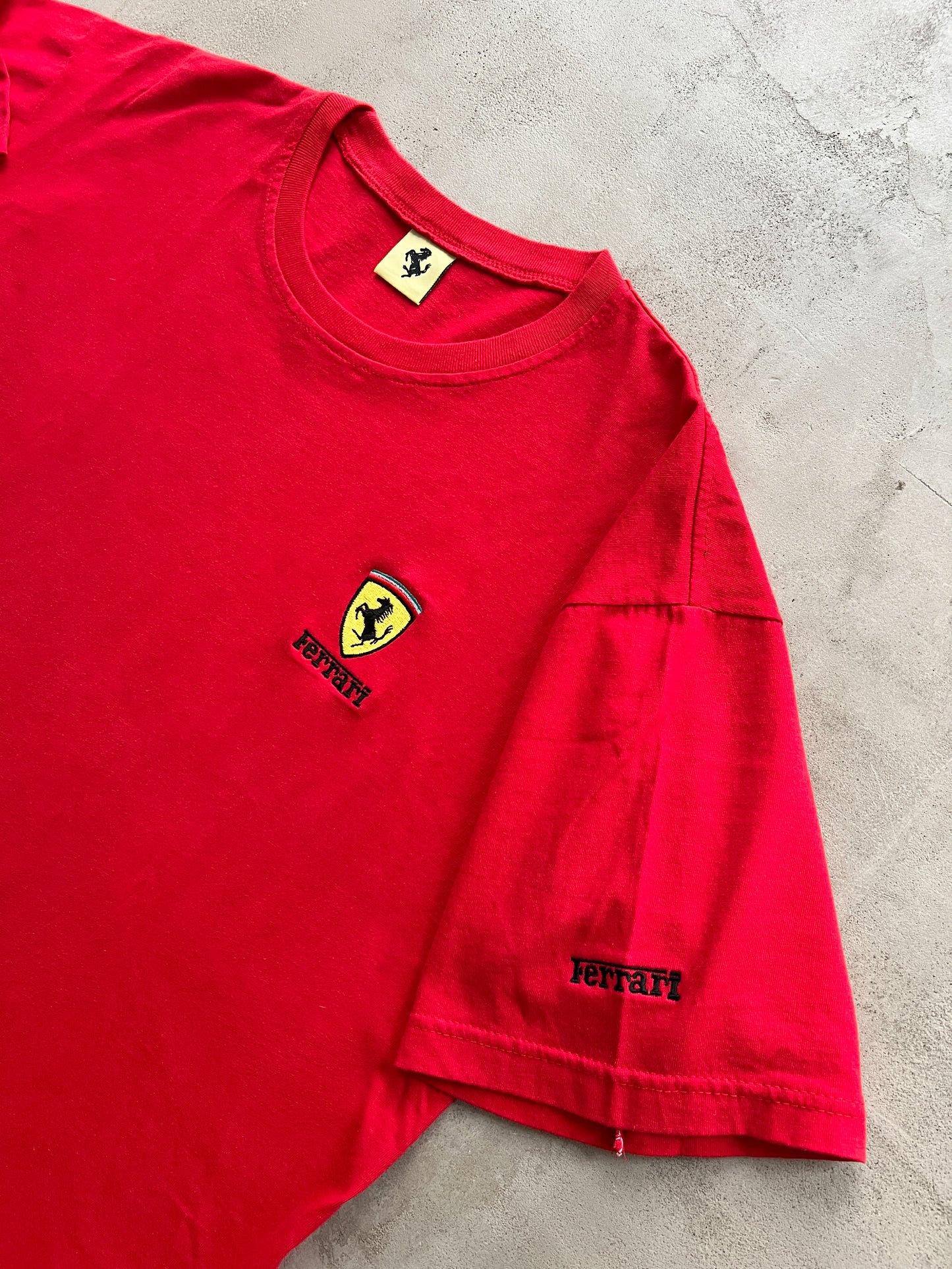 RED FERRARI TEE - 1996 - L