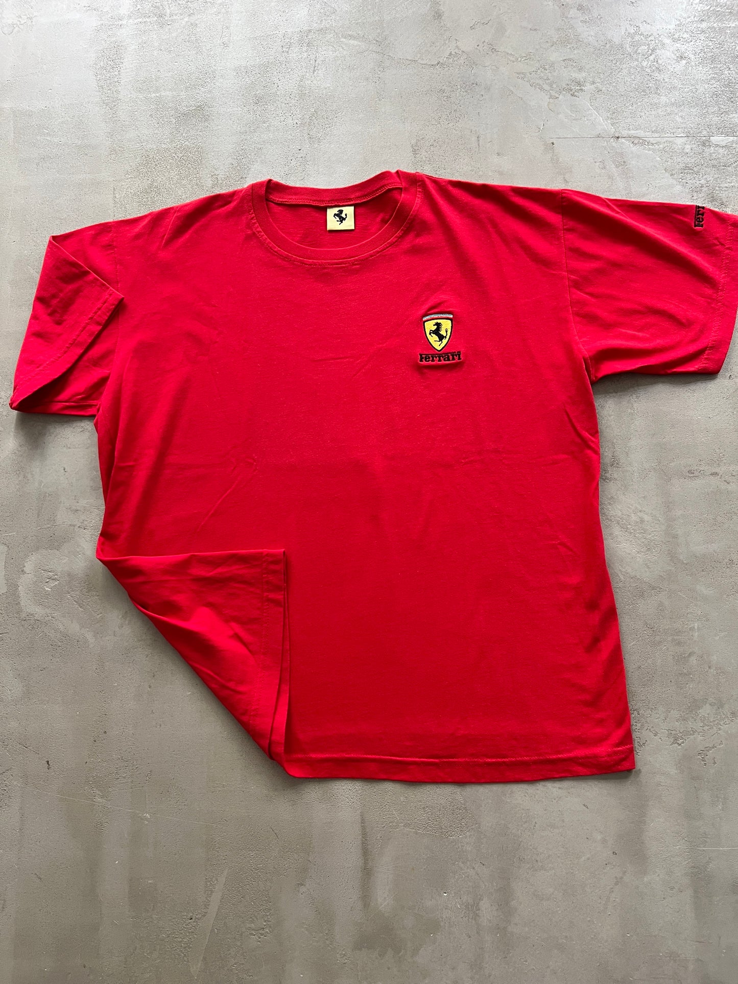 RED FERRARI TEE - 1996 - L