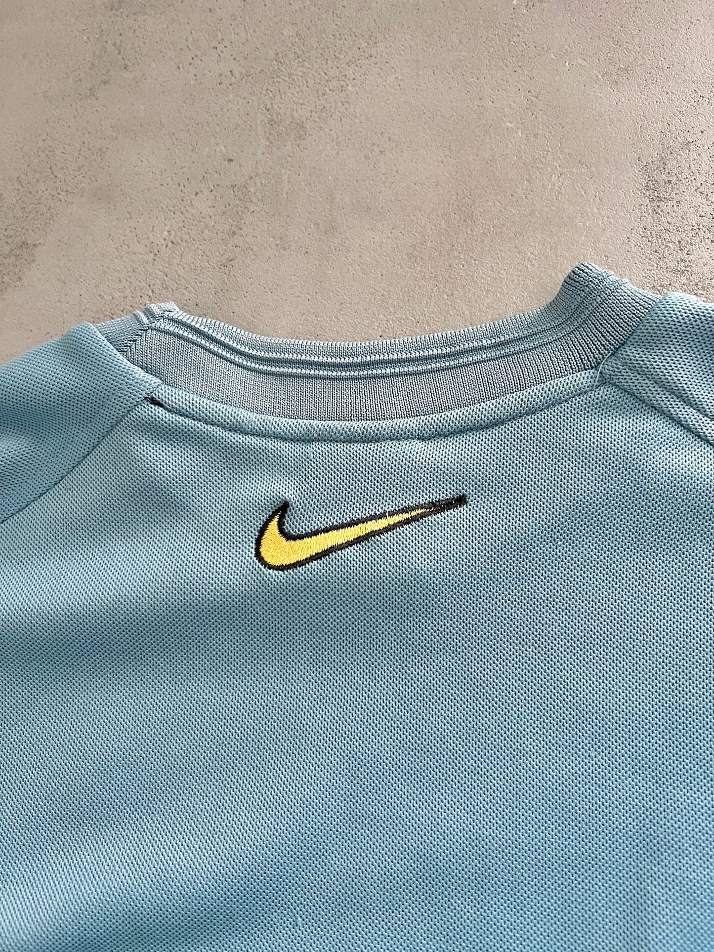 BABY BLUE INTER MILAN SWEATER - 1990S - L