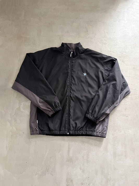 BLACK BMW TRACK JACKET - 2000S - XL/XXL