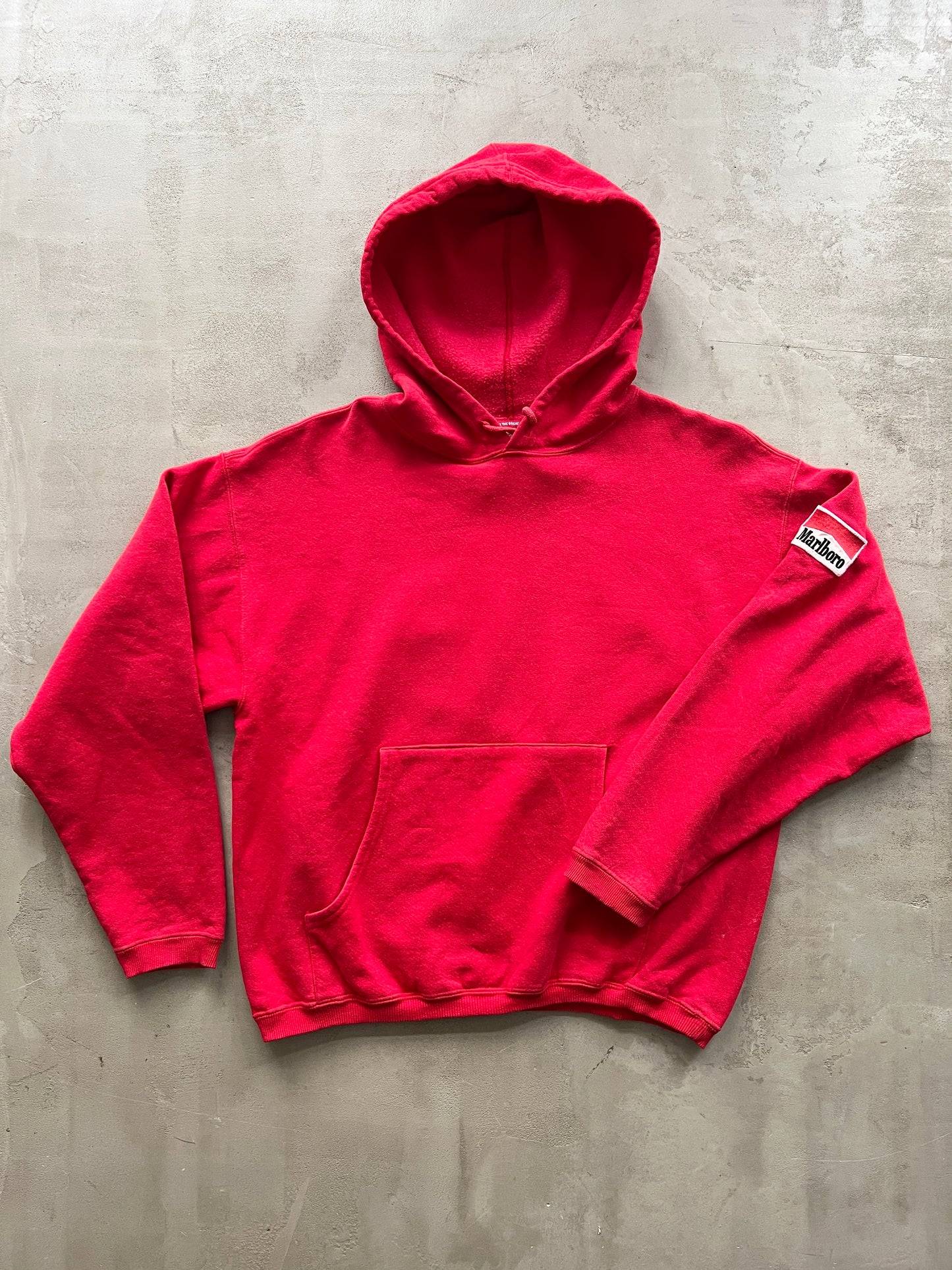 RED MARLBORO HOODIE - 1990S - M