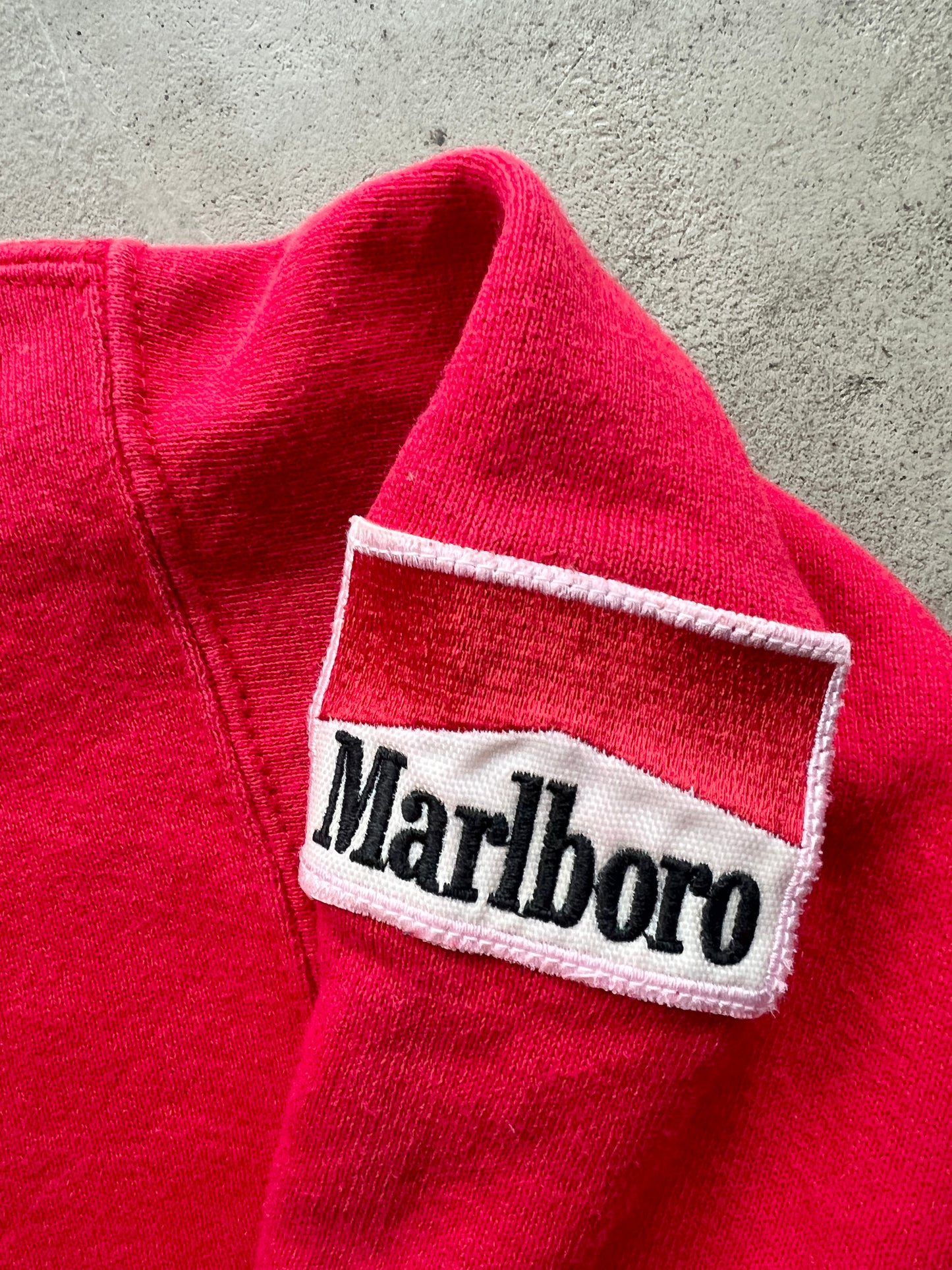 RED MARLBORO HOODIE - 1990S - M