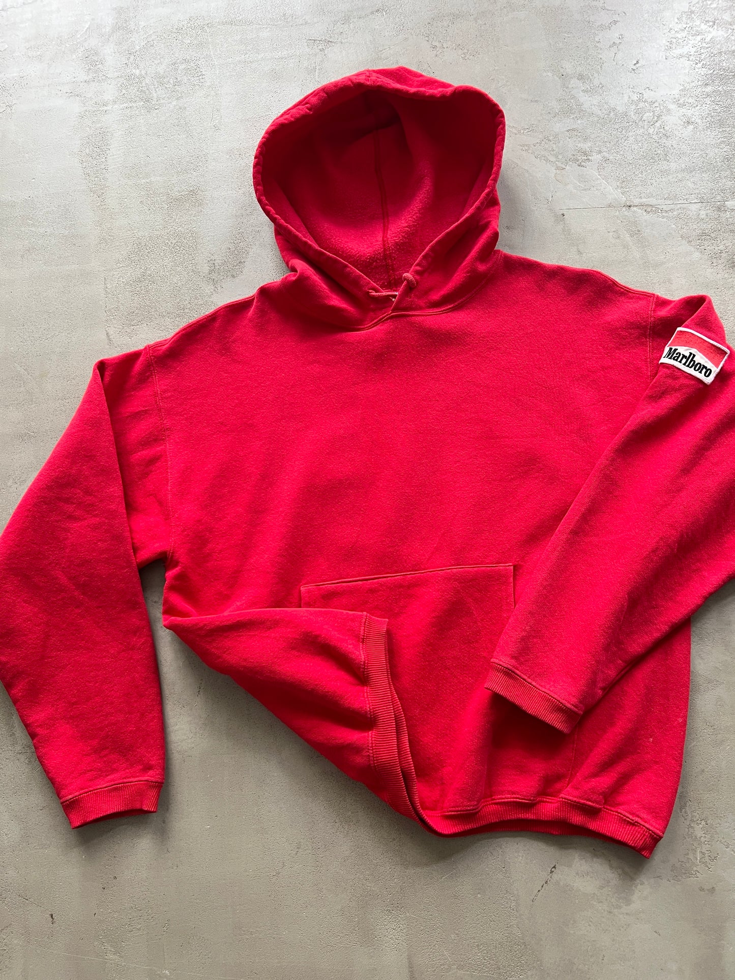 RED MARLBORO HOODIE - 1990S - M