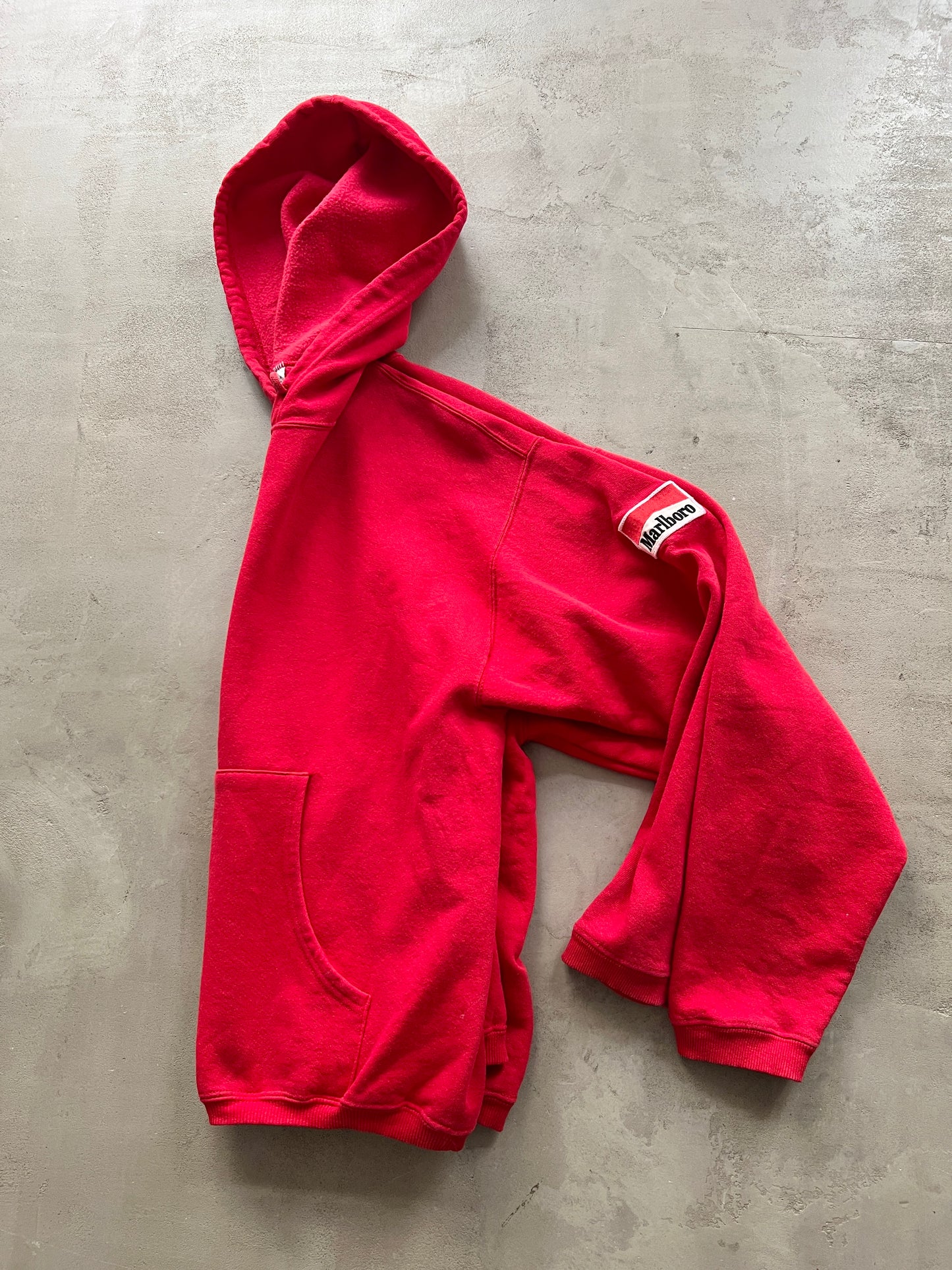 RED MARLBORO HOODIE - 1990S - M