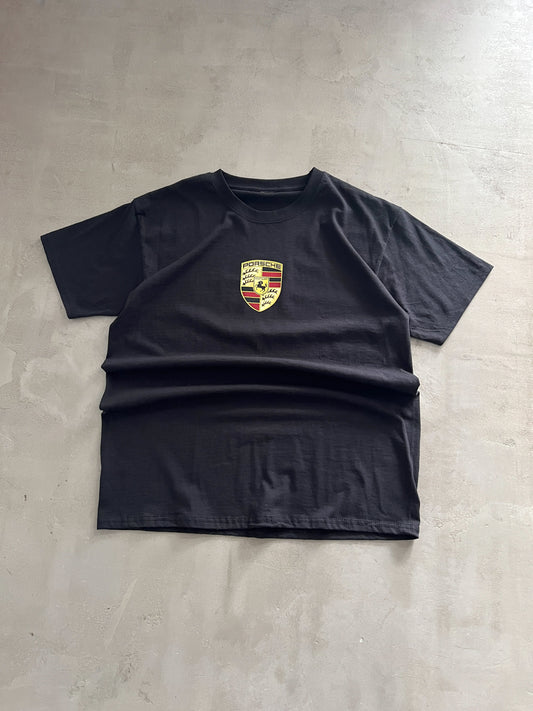 BLACK PORSCHE TEE - 2000S - L/XL