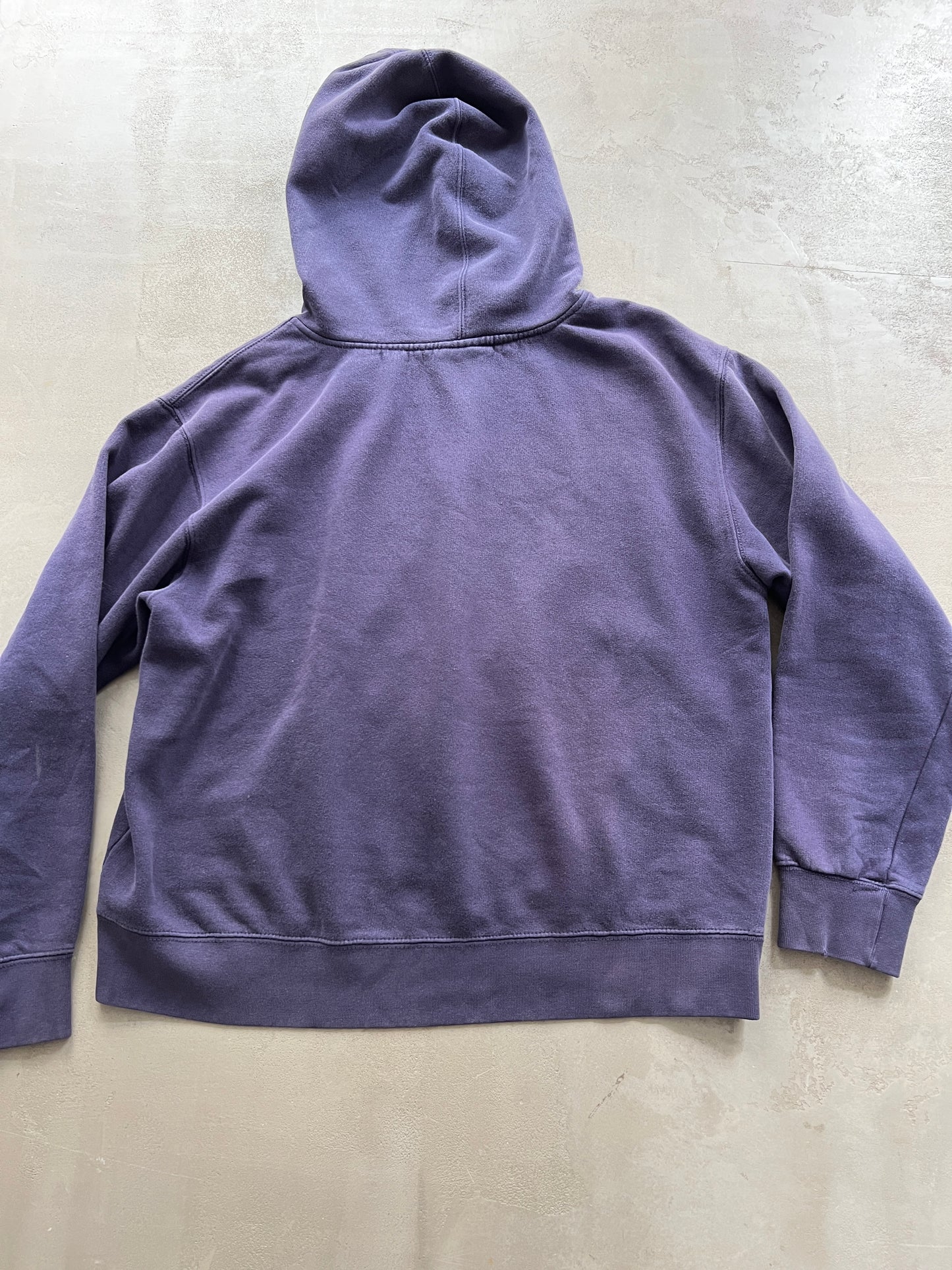 FADED NAVY/PURPLE YANKEES HOODIE - 1990S - S