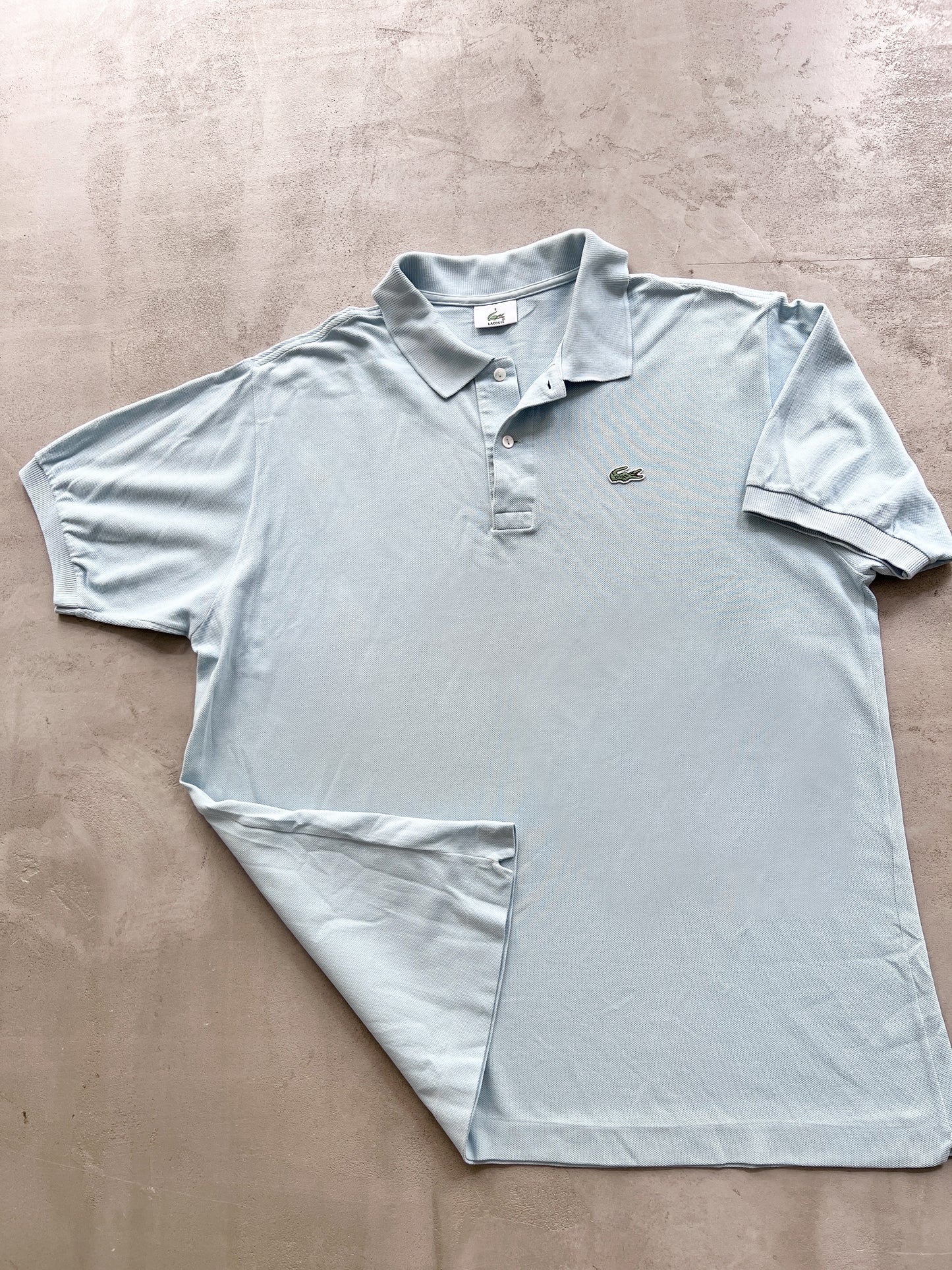 BABY BLUE LACOSTE POLO - XL