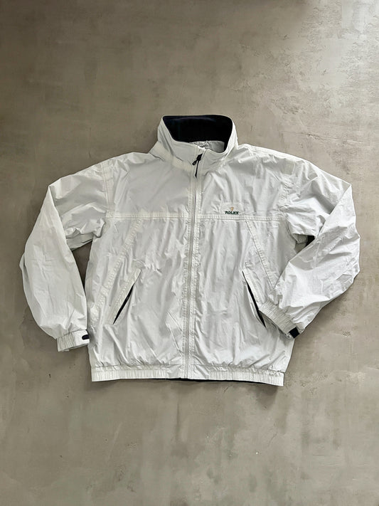 CREME WHITE ROLEX YACHT JACKET - 2000S - L