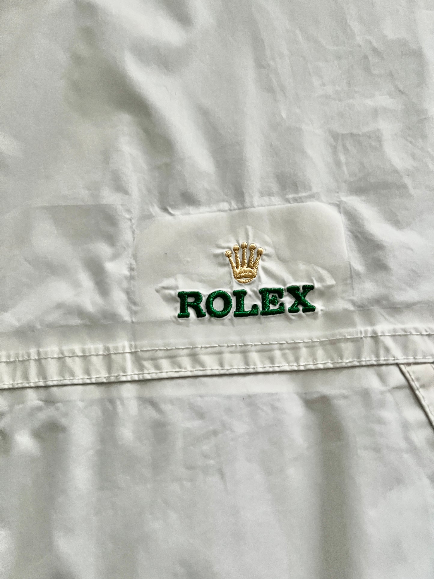 CREME WHITE ROLEX YACHT JACKET - 2000S - L