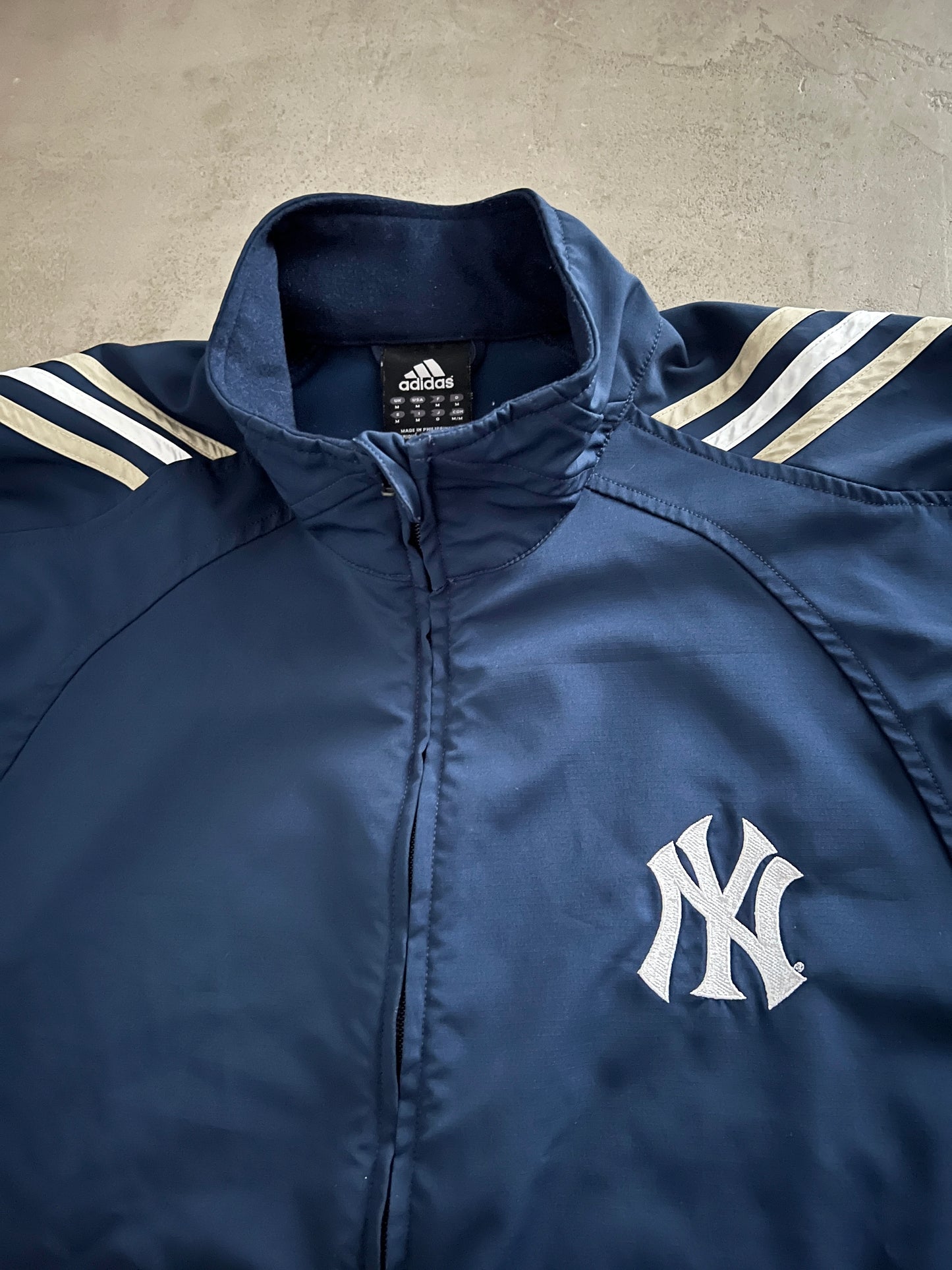 NAVY YANKEES TRACK JACKET - 2000S - L/XL