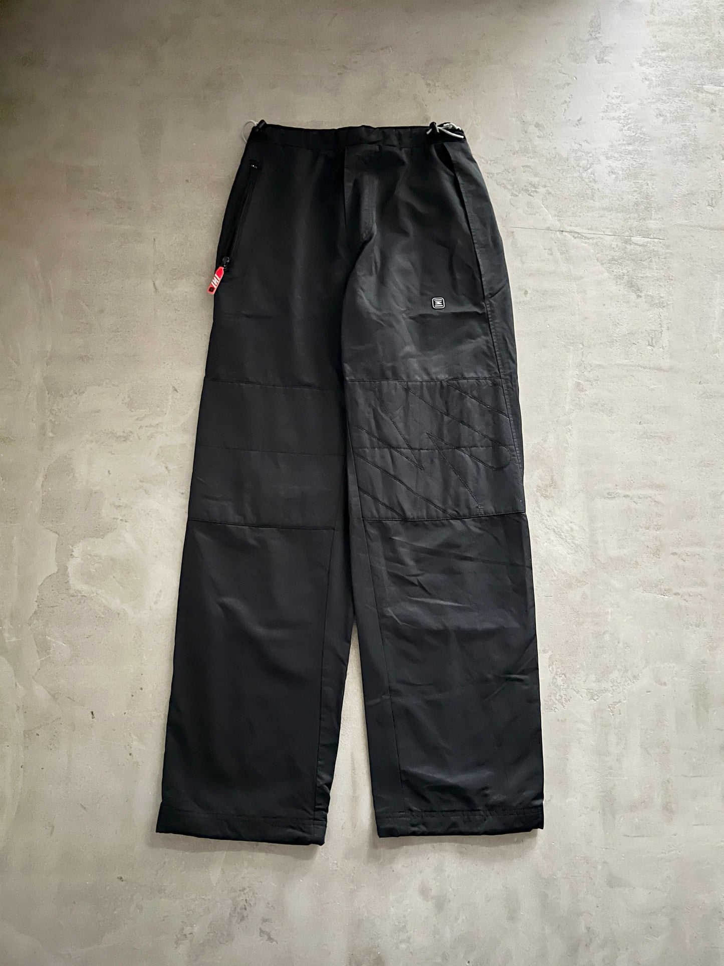 BLACK NIKE SHOX TRACK PANTS - 2000S - M/S