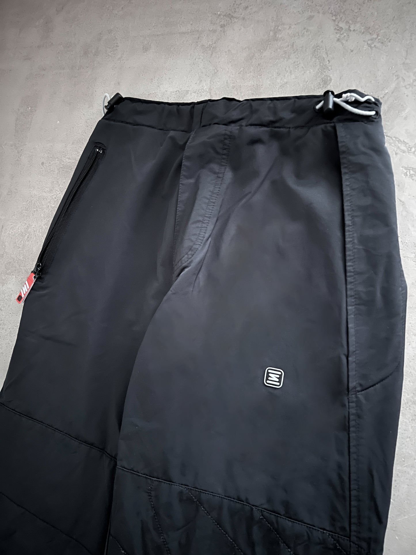 BLACK NIKE SHOX TRACK PANTS - 2000S - M/S