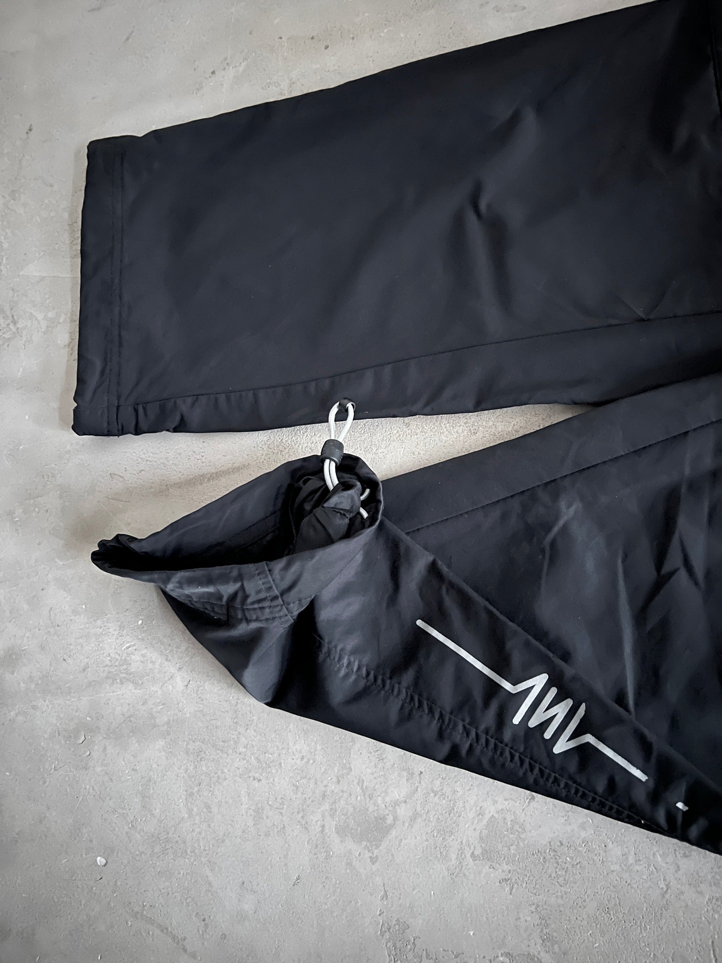 BLACK NIKE SHOX TRACK PANTS - 2000S - M/S