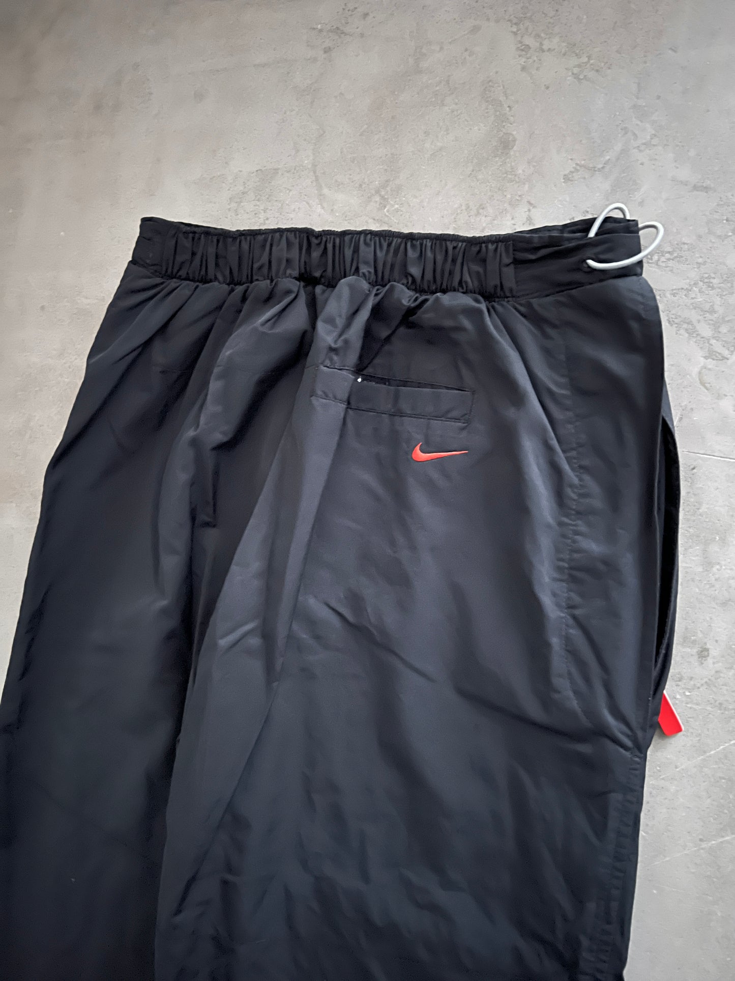 BLACK NIKE SHOX TRACK PANTS - 2000S - M/S