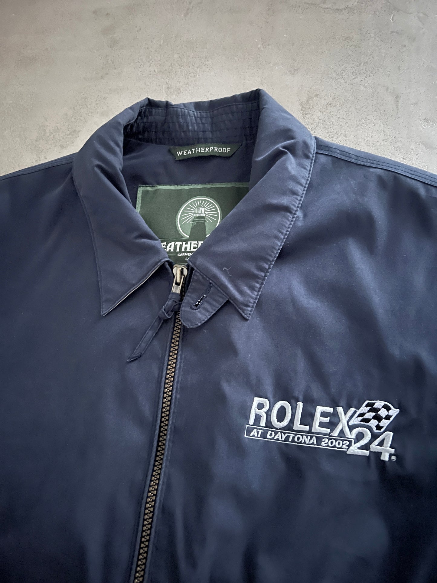 NAVY ROLEX DAYTONA JACKET - 2000S - L