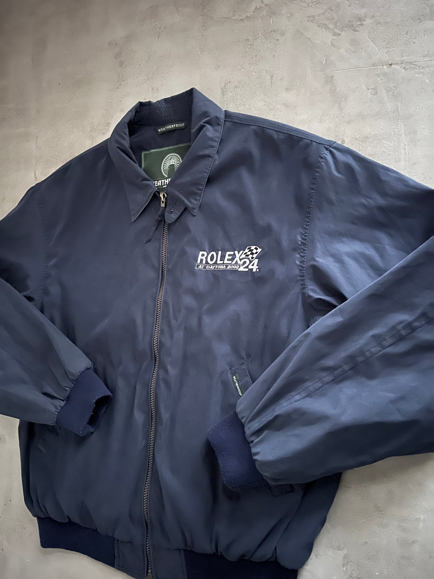 NAVY ROLEX DAYTONA JACKET - 2000S - L