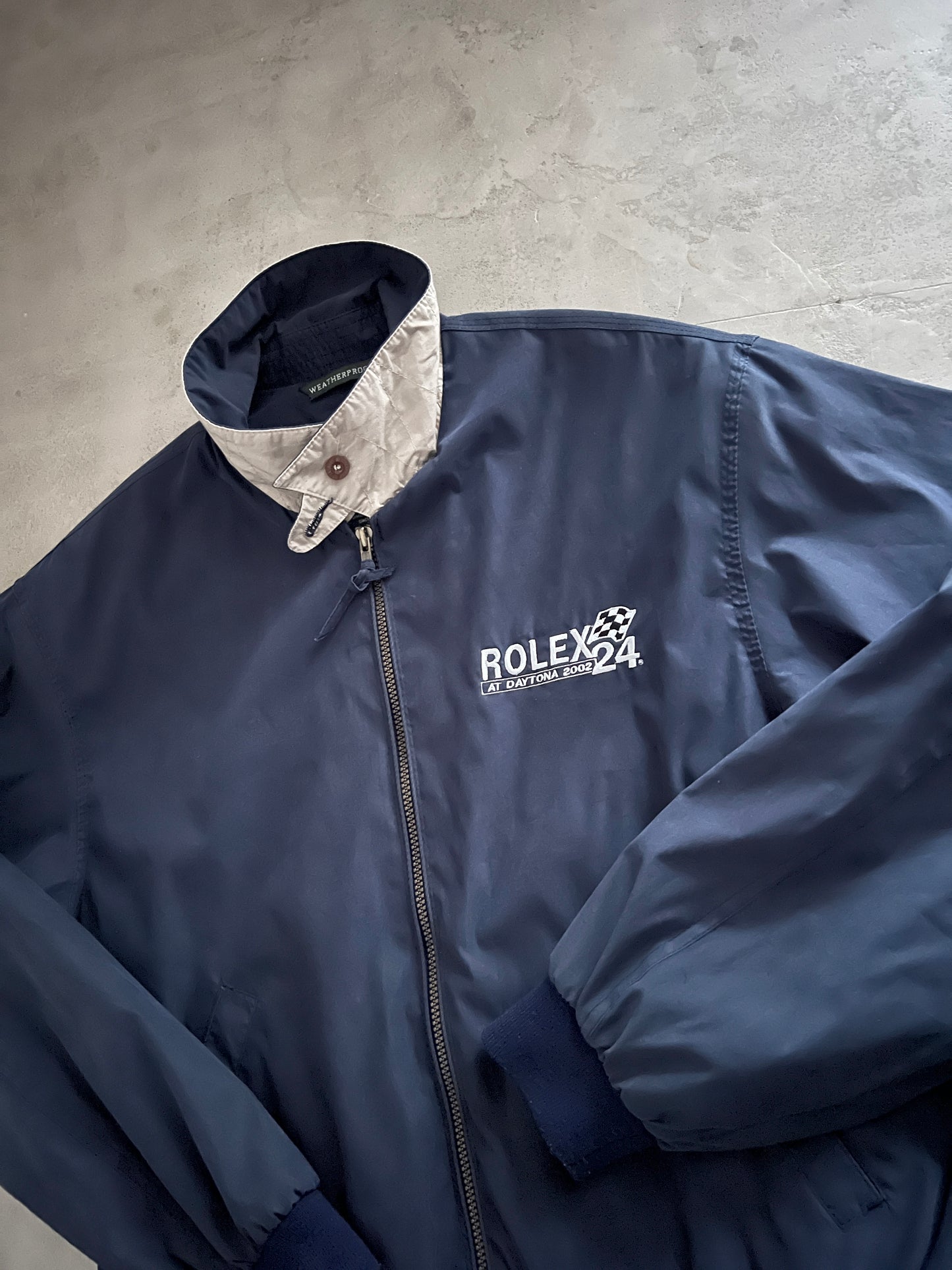 NAVY ROLEX DAYTONA JACKET - 2000S - L