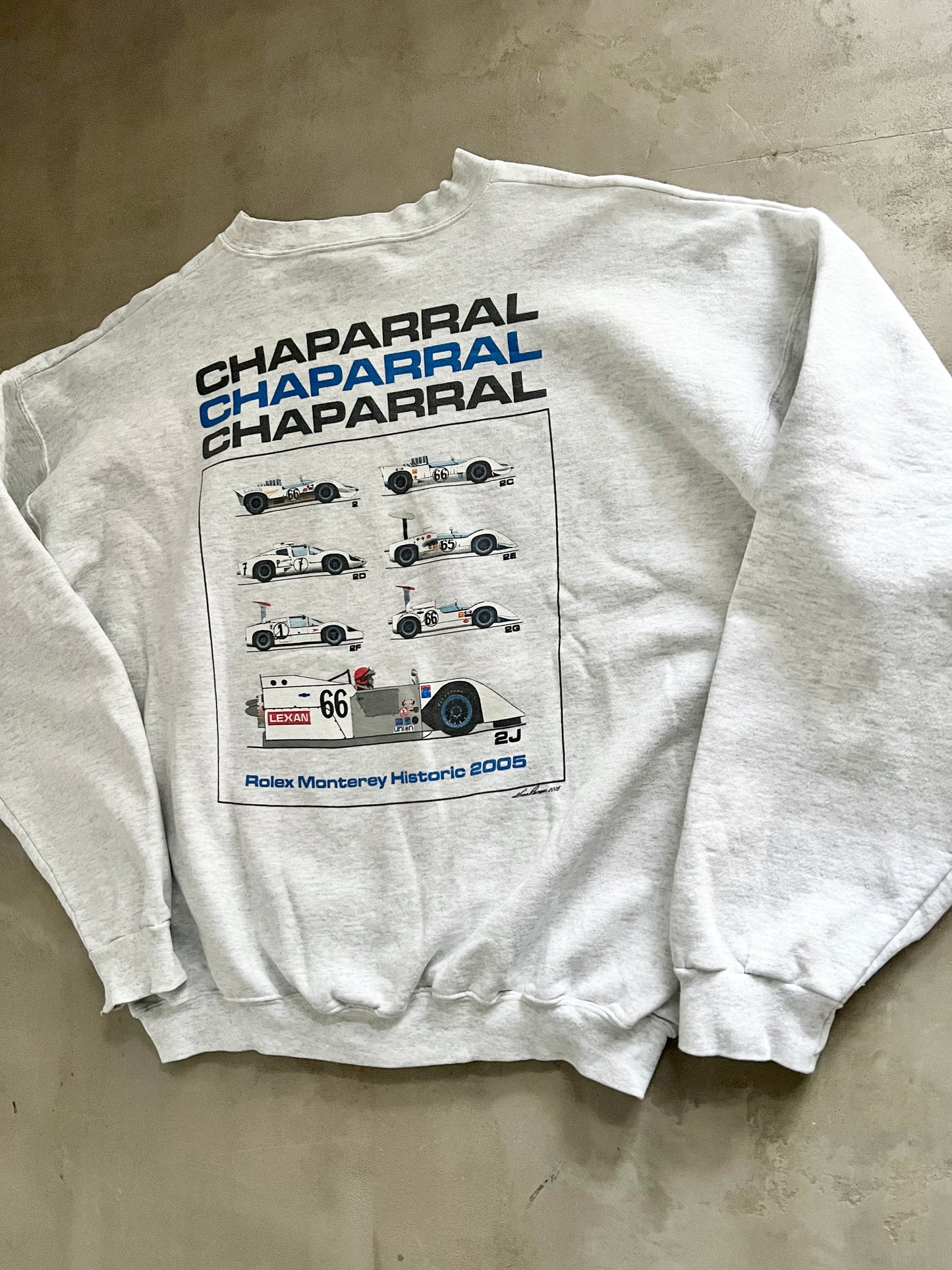 GREY ROLEX X CHRYSLER RACING SWEATER - 2000S - L