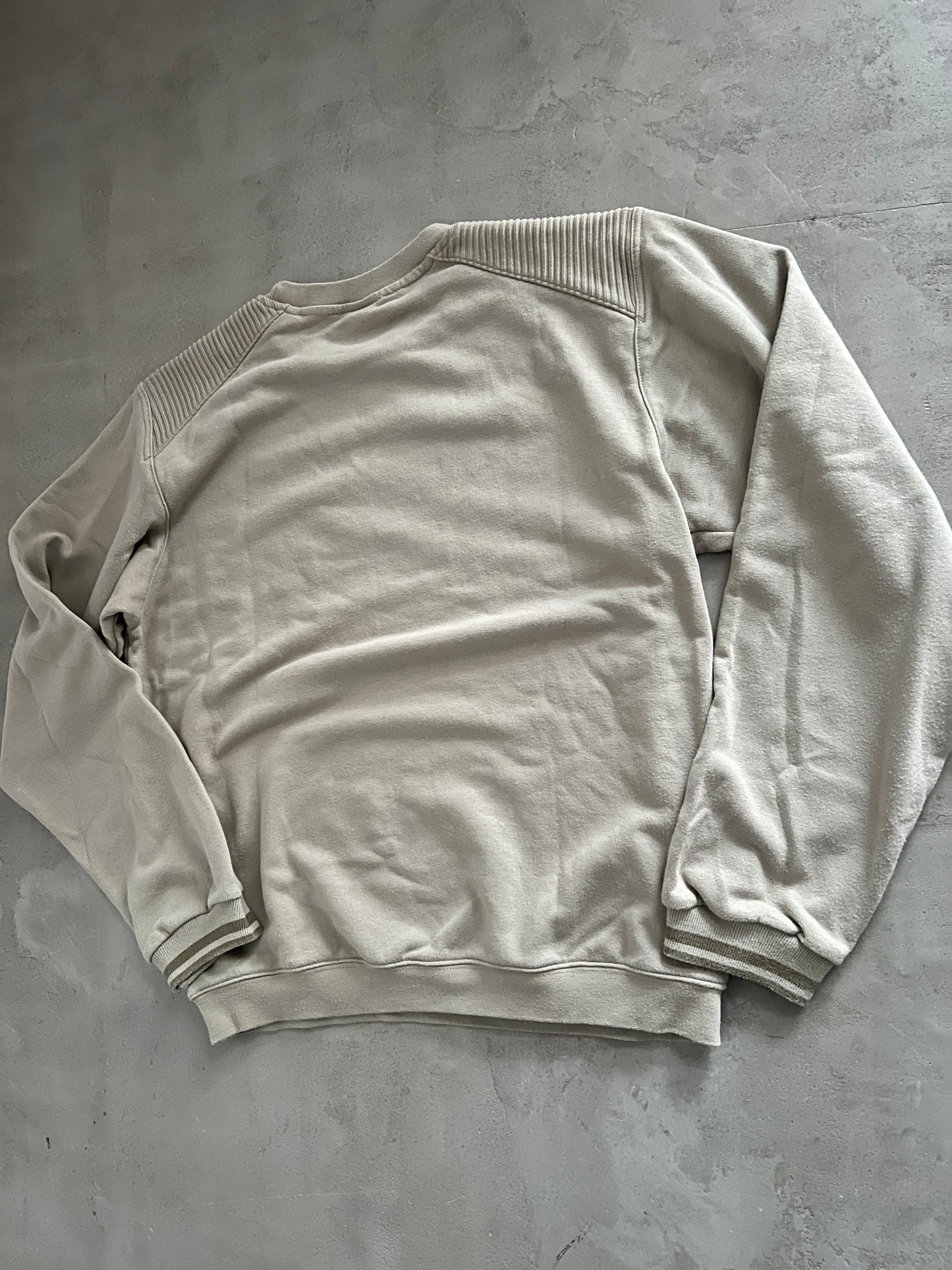 BEIGE NIKE SWEATER - 2000S - M