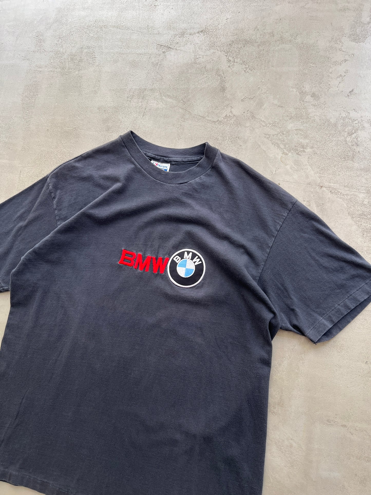 BLACK BMW PROMO TEE - 1990S - XL/L