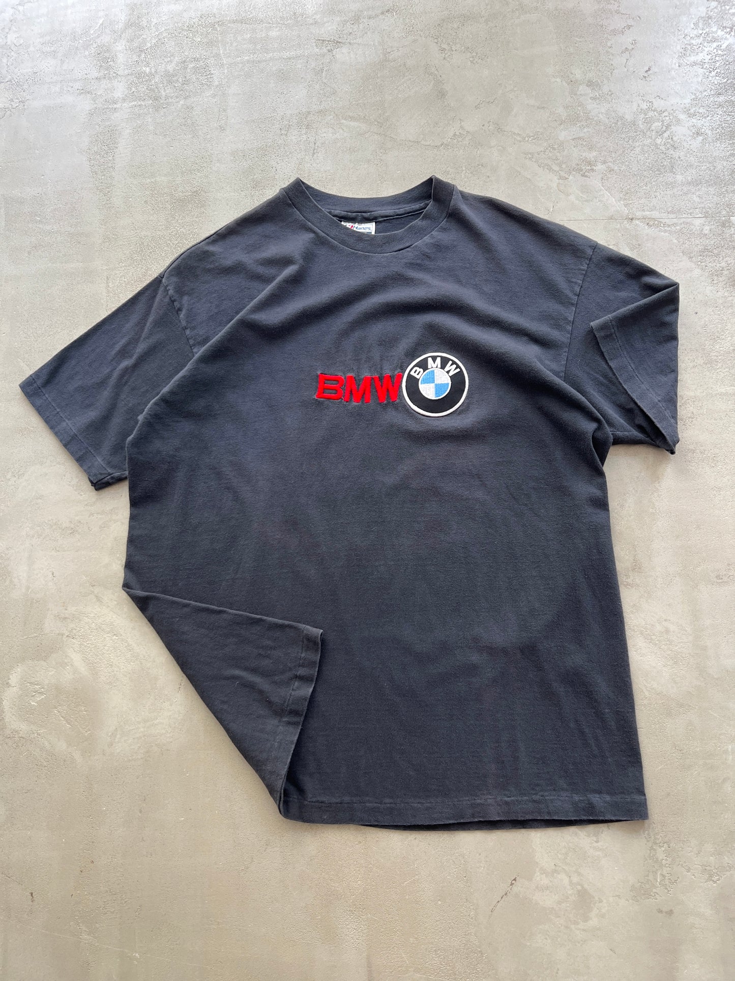 BLACK BMW PROMO TEE - 1990S - XL/L