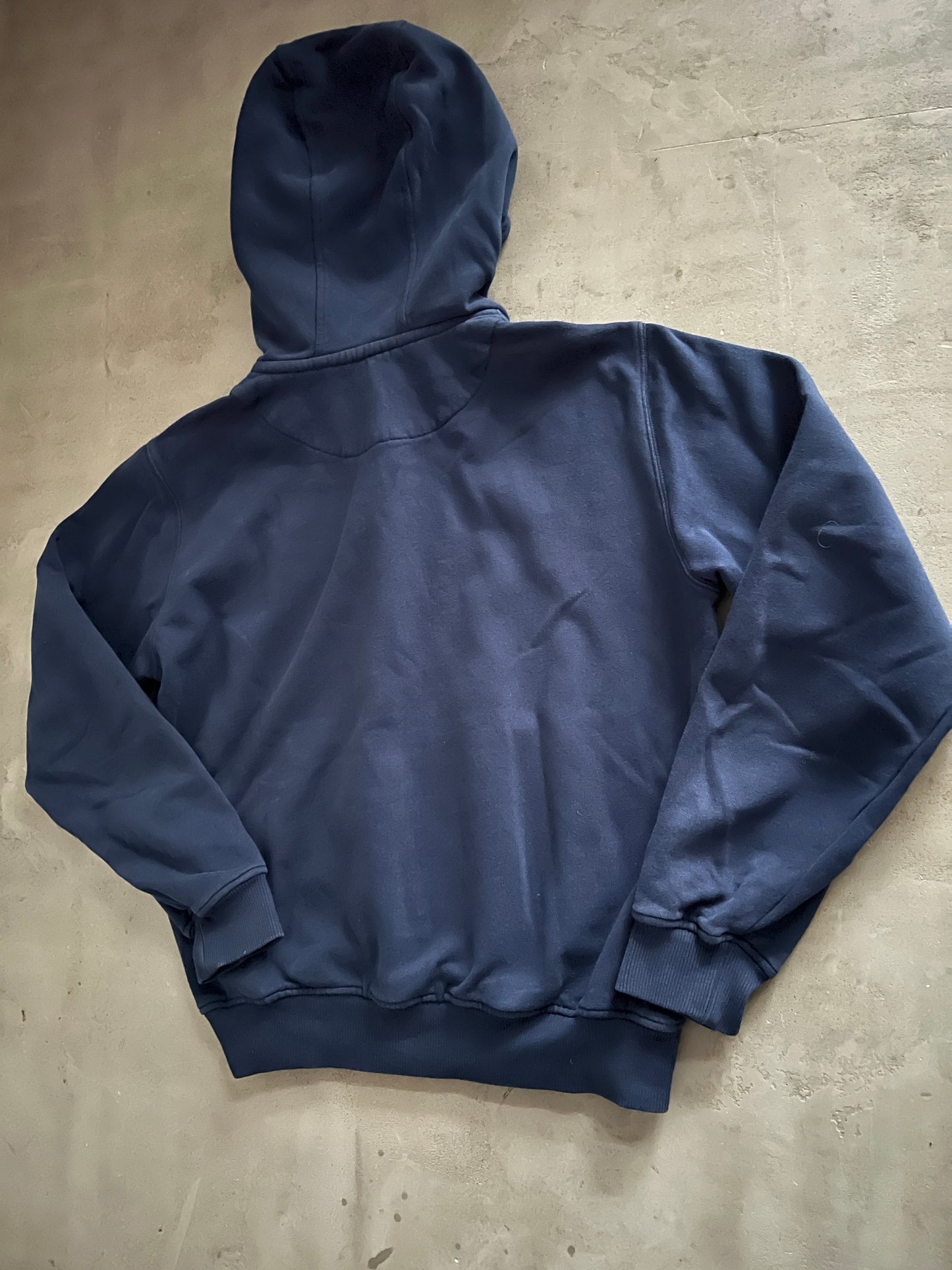 NAVY MERCEDES BENZ HOODIE - 2000S - S