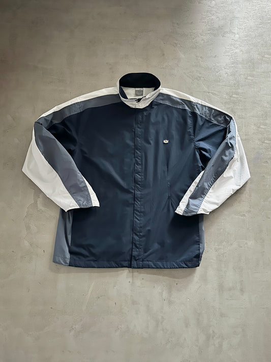 NAVY/WHITE NIKE TN TRACK JACKET - 2000S - XXL