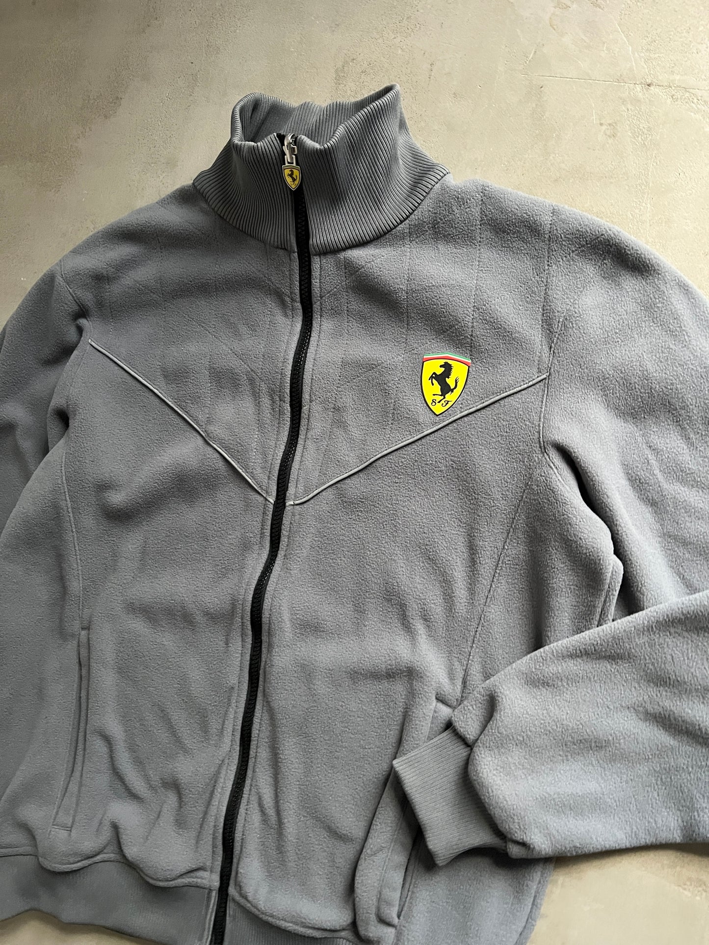 GREY FERRARI SCUDERIA FLEECE - 2000S - L/M