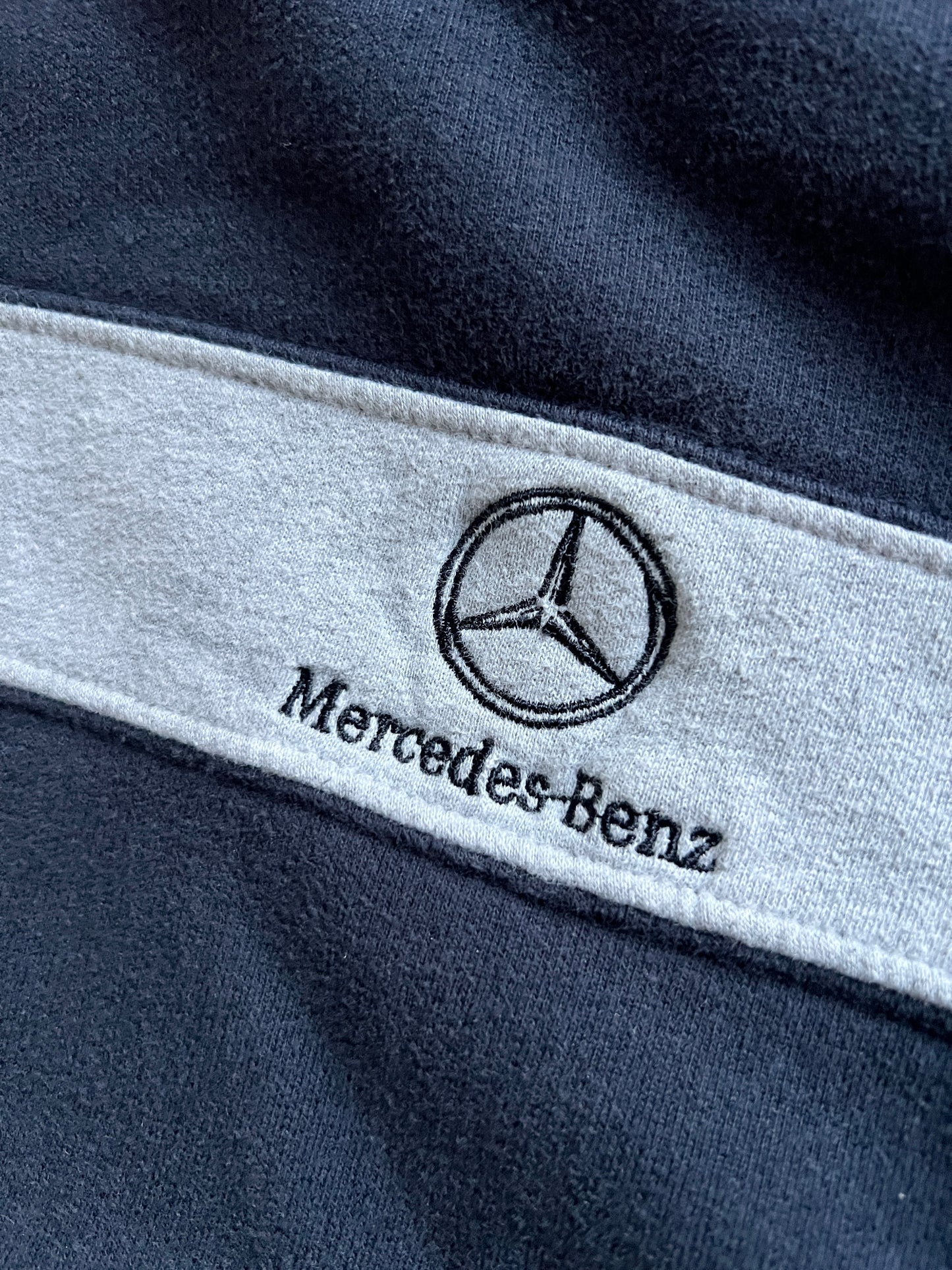 NAVY MERCEDES BENZ HOODIe - 1990S -XL/XXL