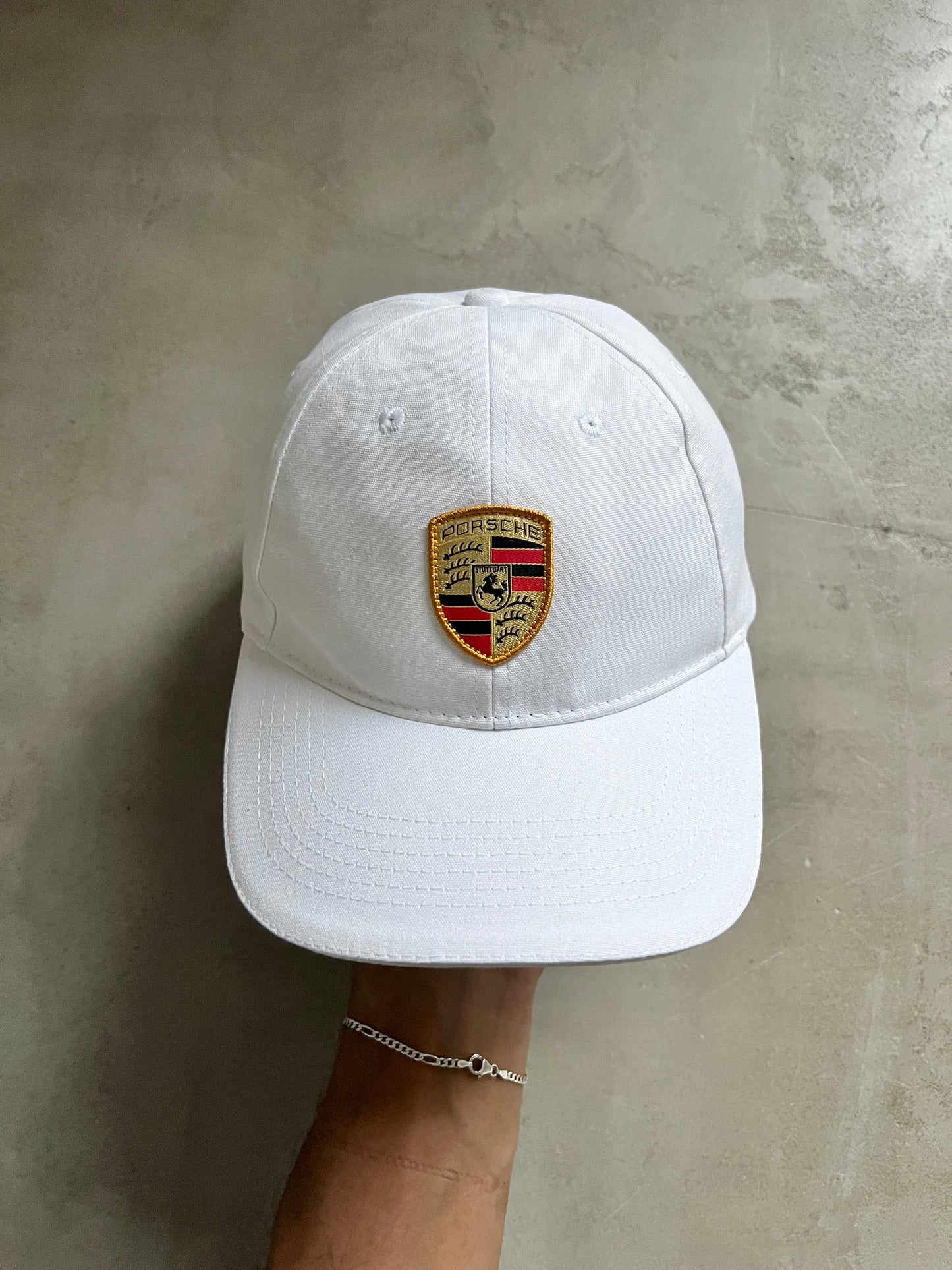 WHITE PORSCHE CAP - 2000S