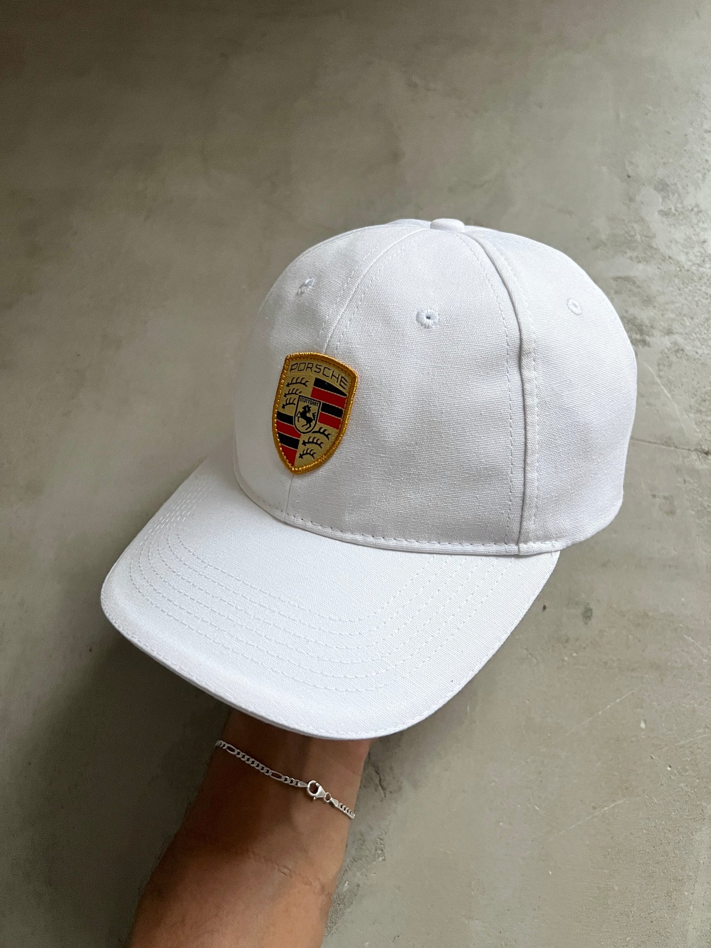 WHITE PORSCHE CAP - 2000S