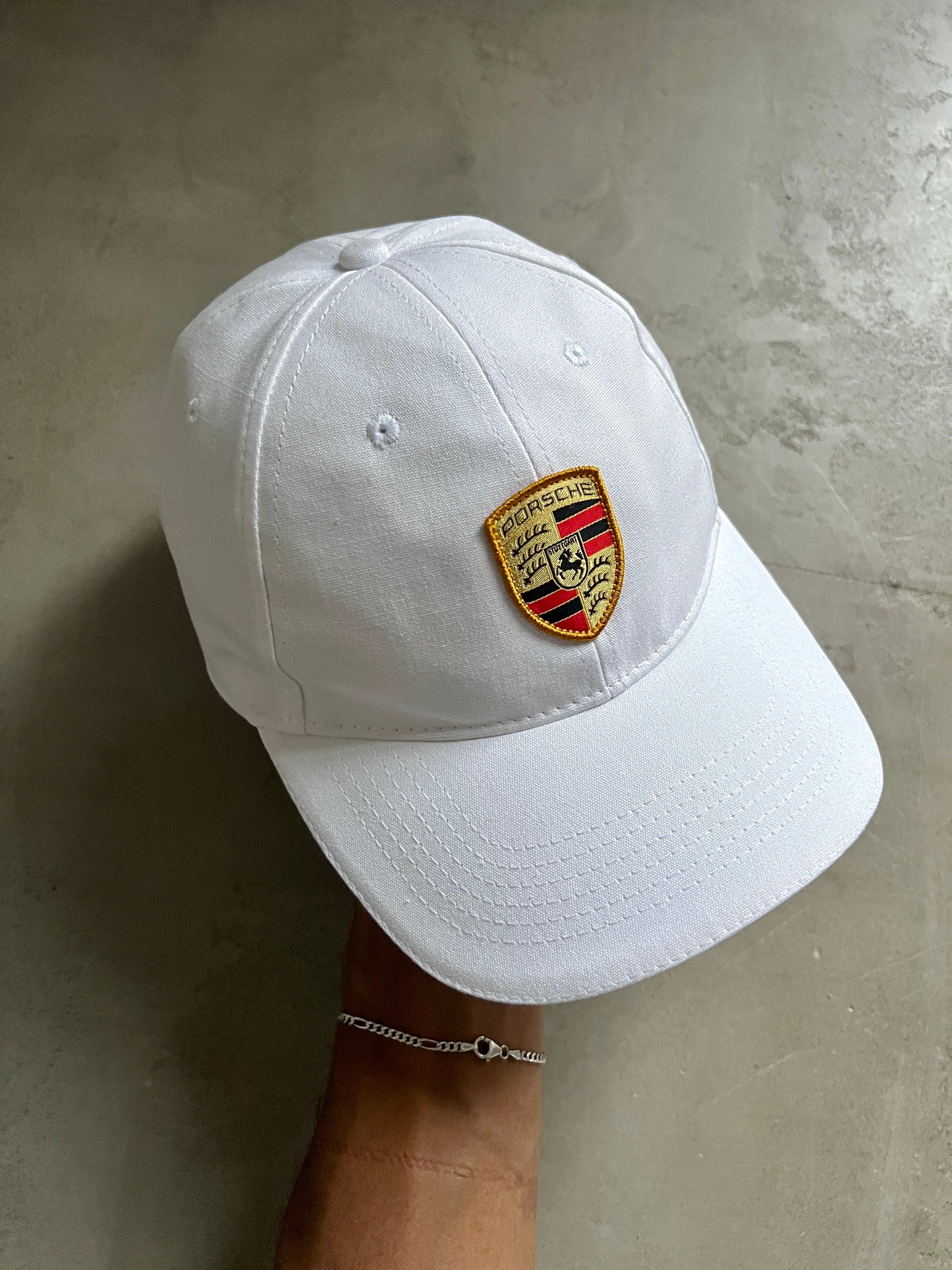 WHITE PORSCHE CAP - 2000S