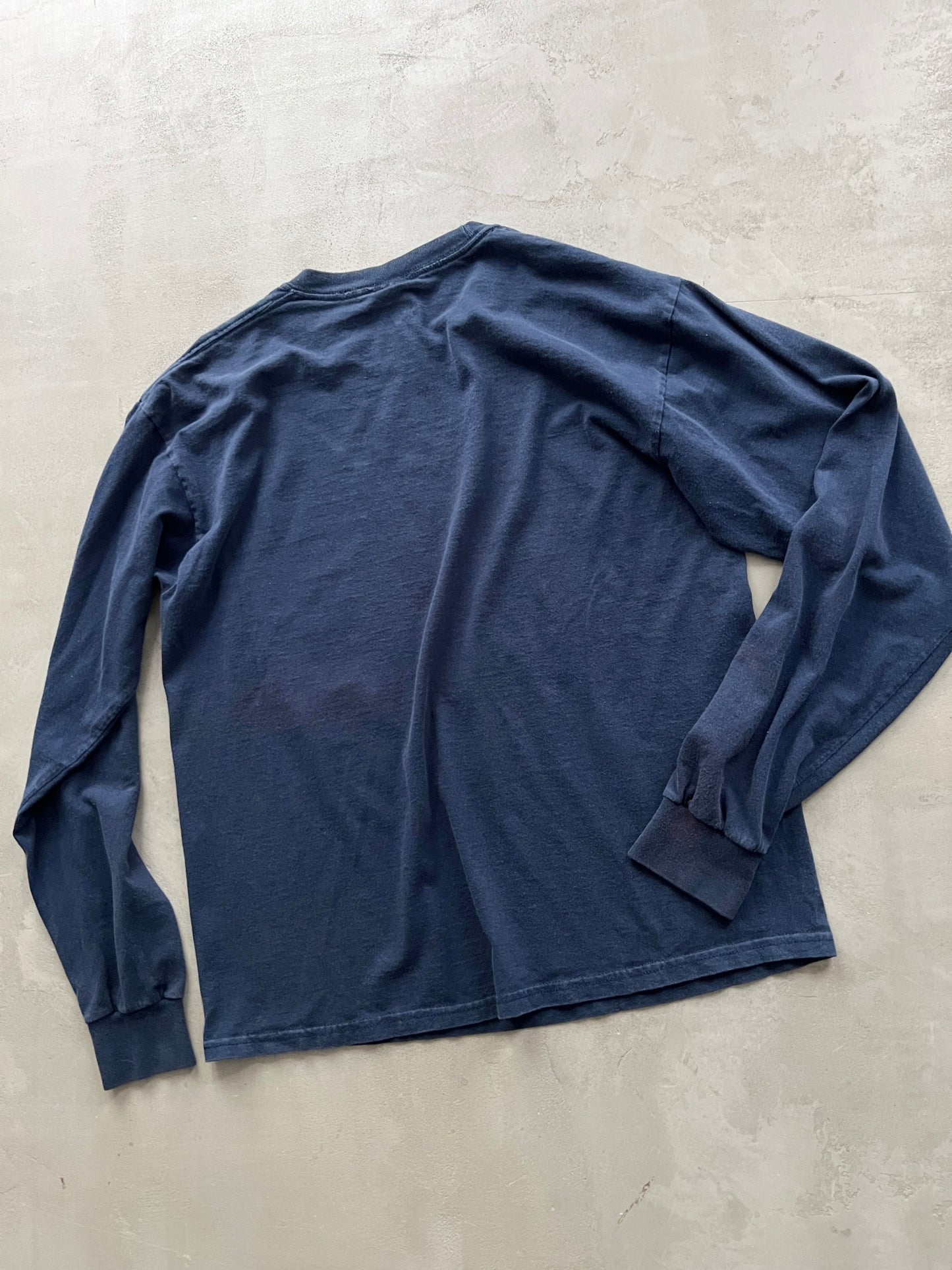 FADED NAVY YANKEES LONGSLEEVE - 2000S - L/M