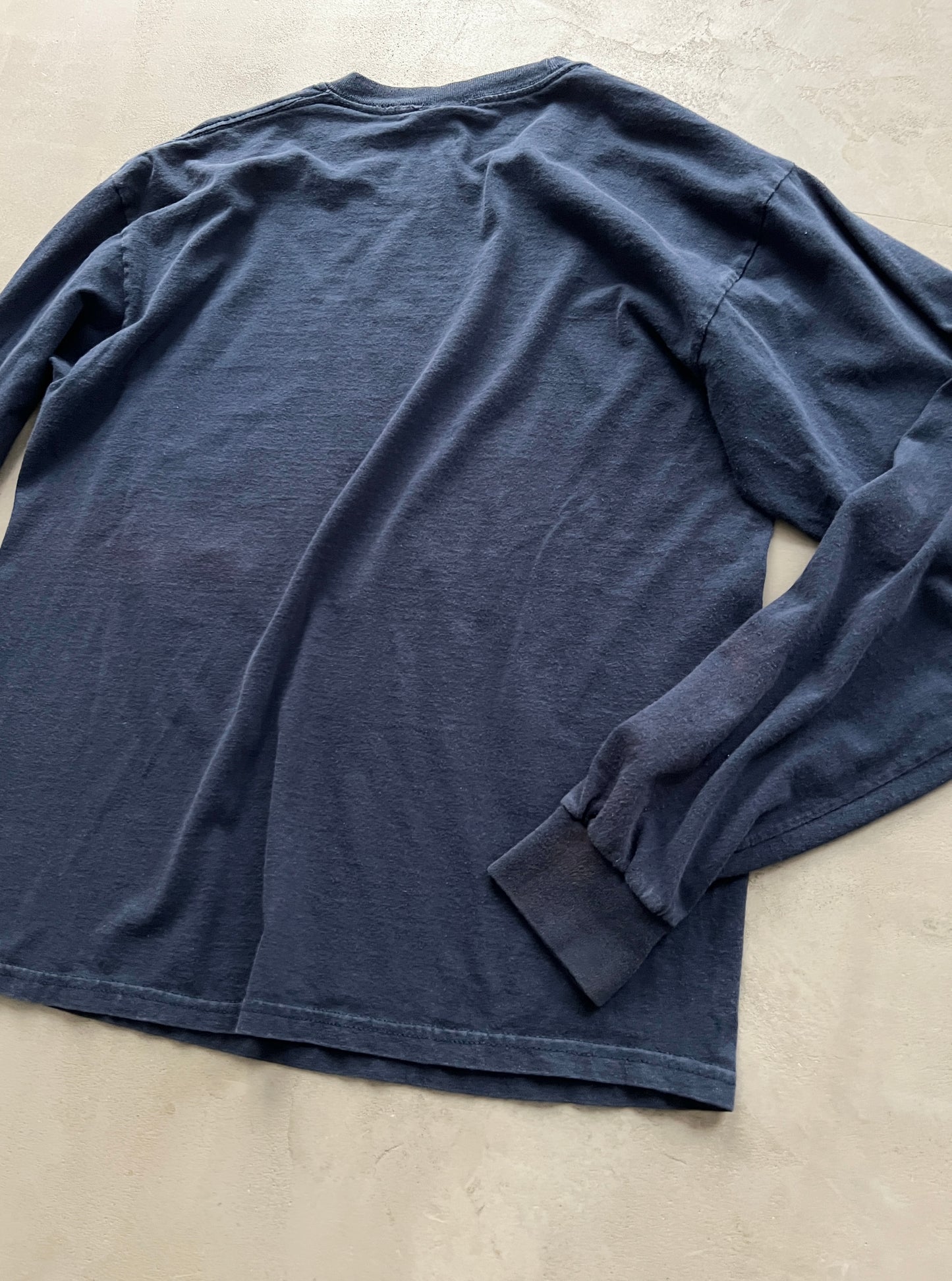 FADED NAVY YANKEES LONGSLEEVE - 2000S - L/M