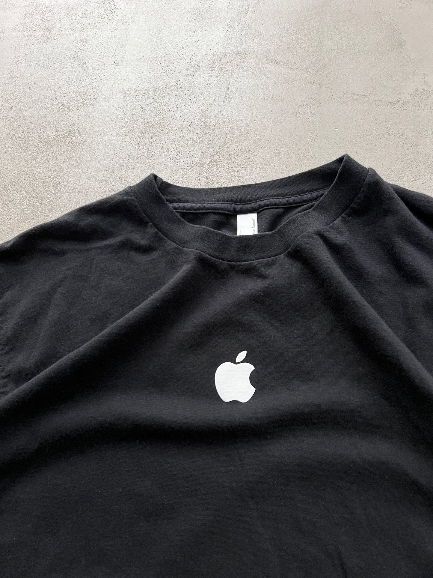 BLACK APPLE PROMO TEE - 2000S - XL/L