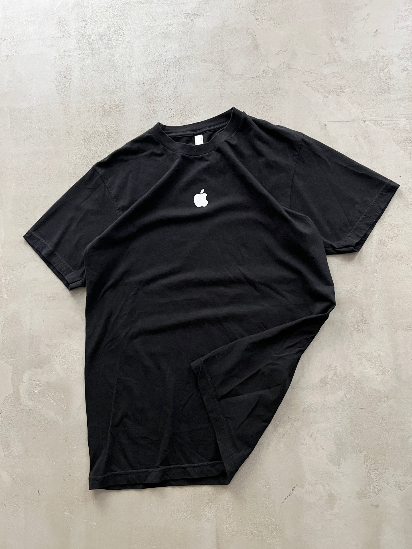 BLACK APPLE PROMO TEE - 2000S - XL/L