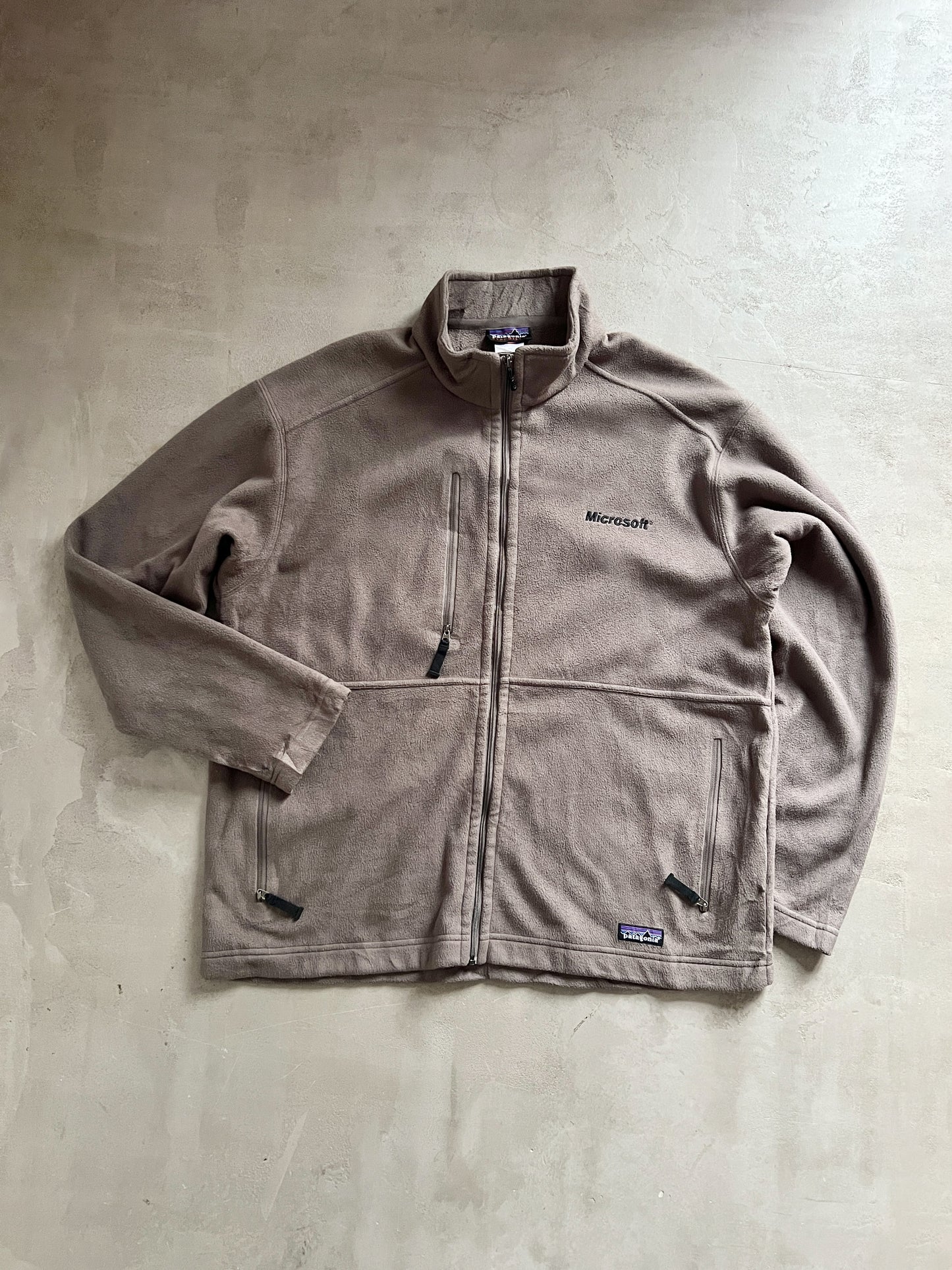 MOCHA MICROSOFT X PATAGONIA FLEECE - 1990S - L/XL