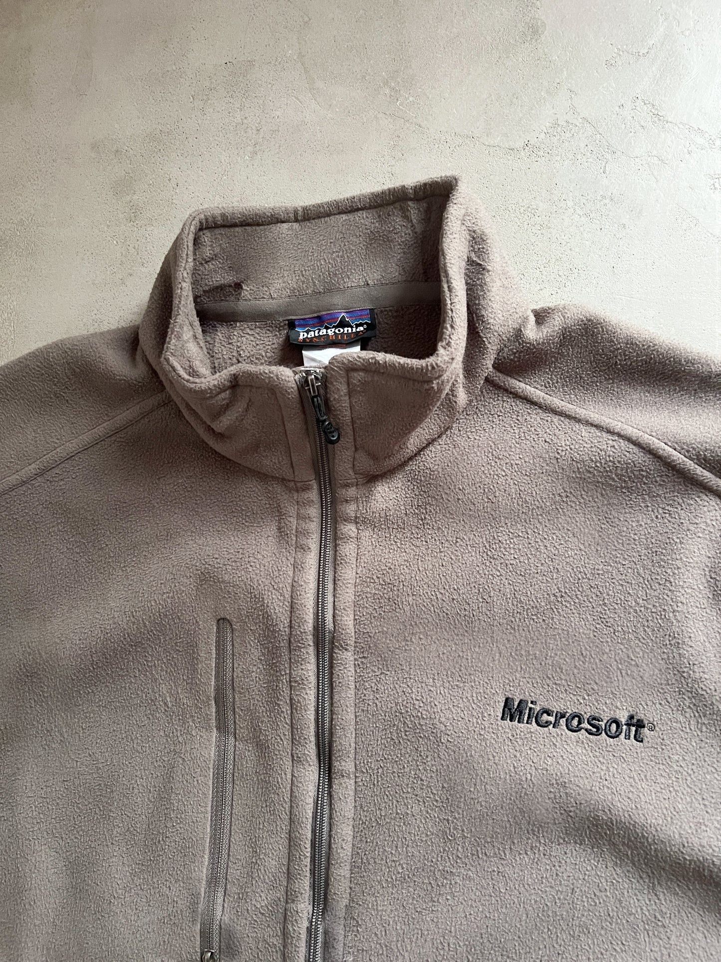 MOCHA MICROSOFT X PATAGONIA FLEECE - 1990S - L/XL