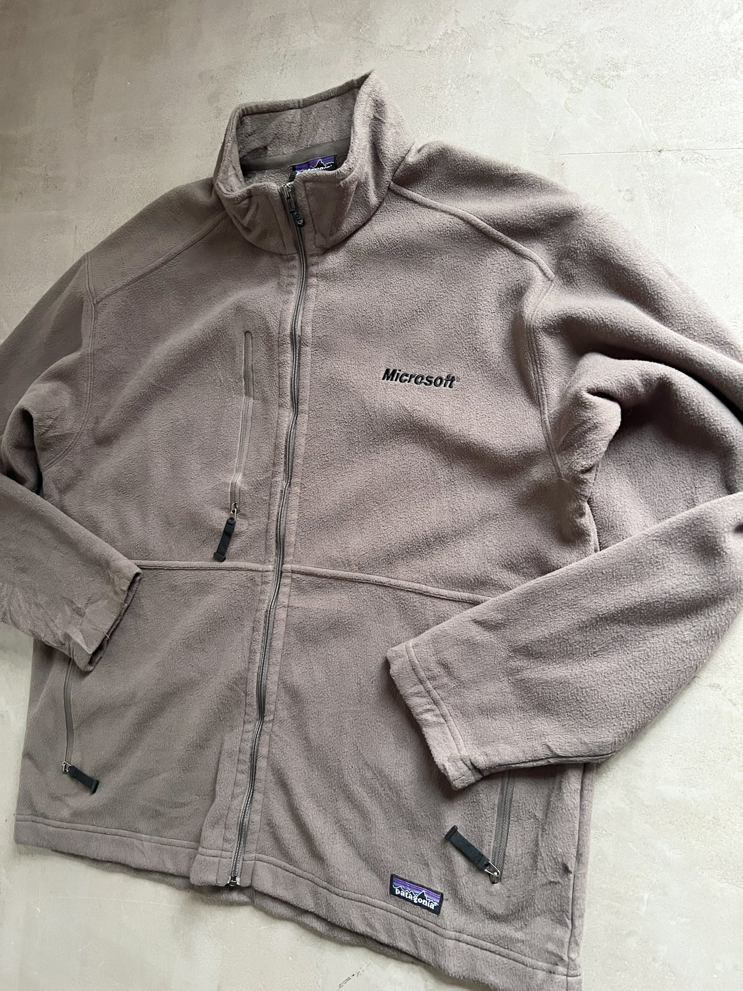 MOCHA MICROSOFT X PATAGONIA FLEECE - 1990S - L/XL